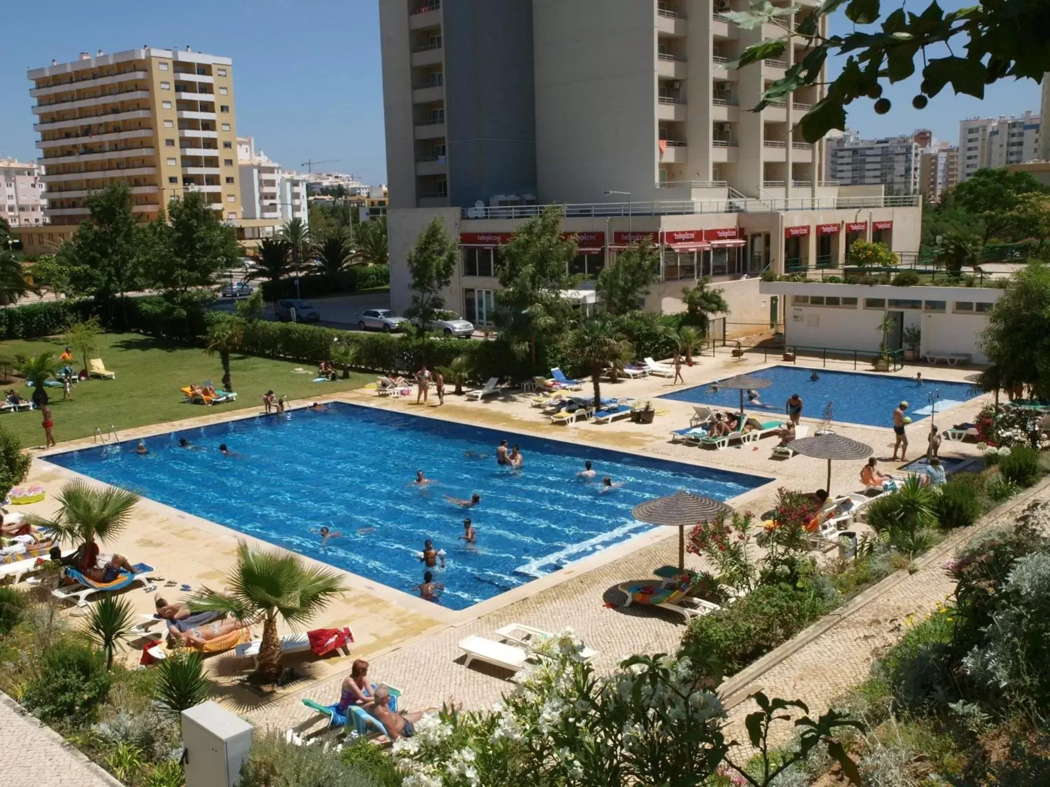 Swimming pool, Pool View in Apartamentos Jardins da Rocha