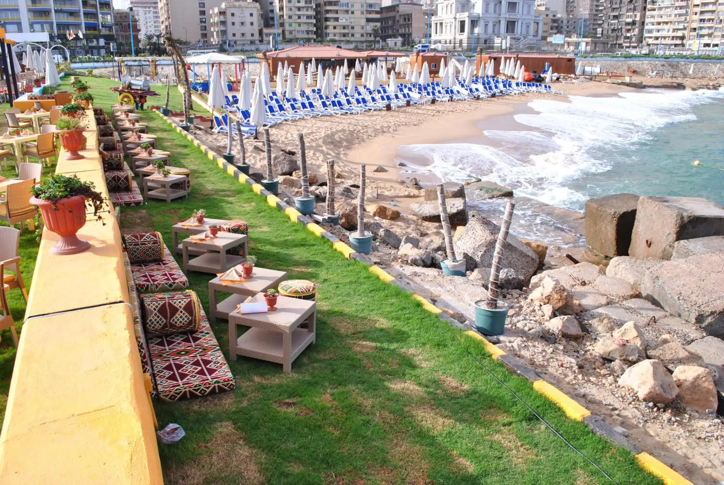 Beach in Tolip Hotel Alexandria