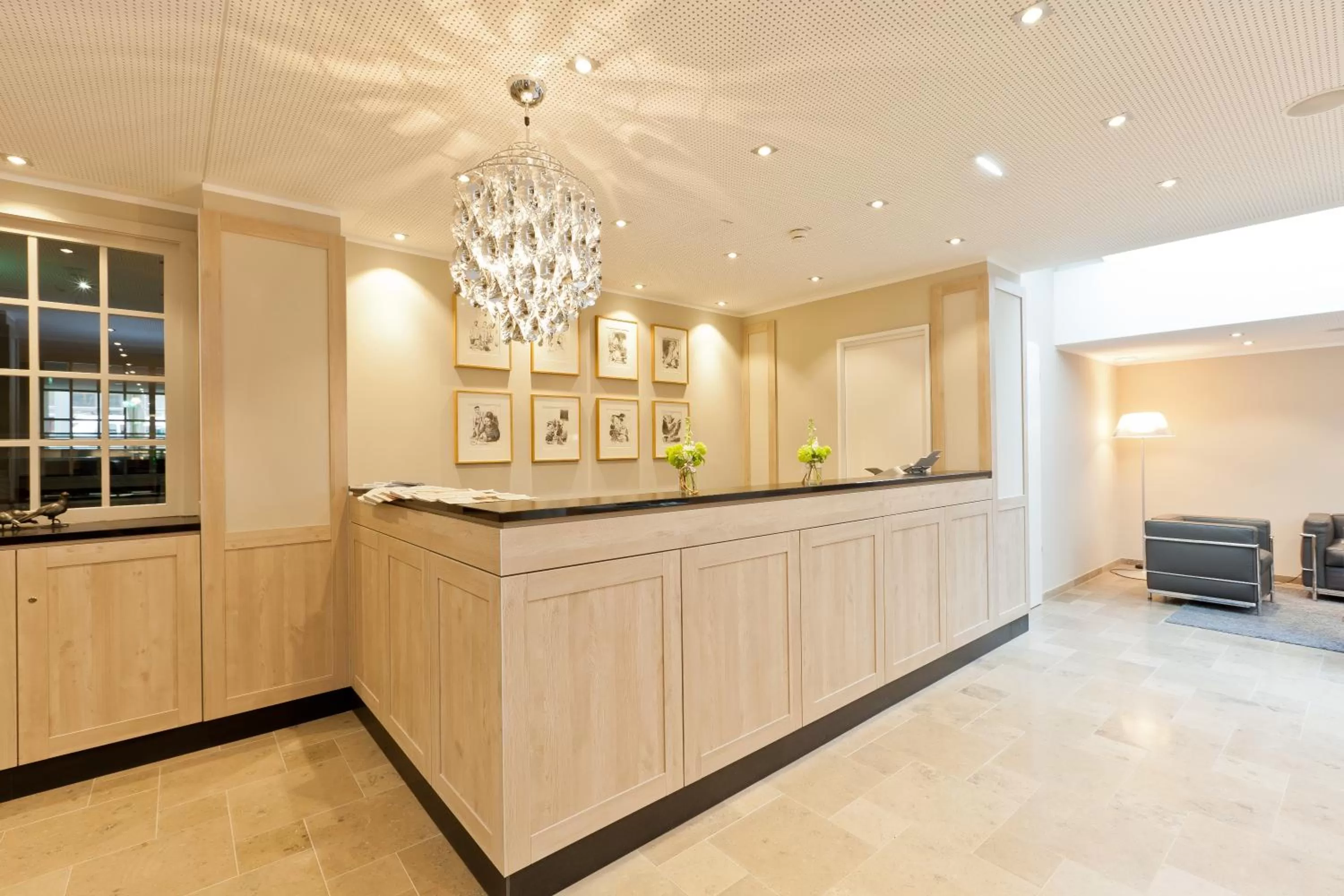 Lobby or reception in Michels Inselhotel Vier Jahreszeiten