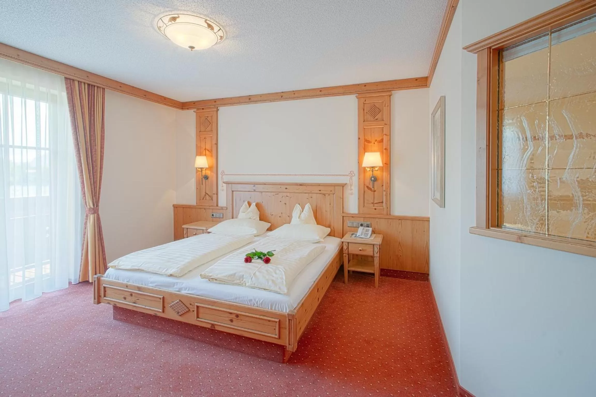 Bedroom, Bed in Landhaus Grünau
