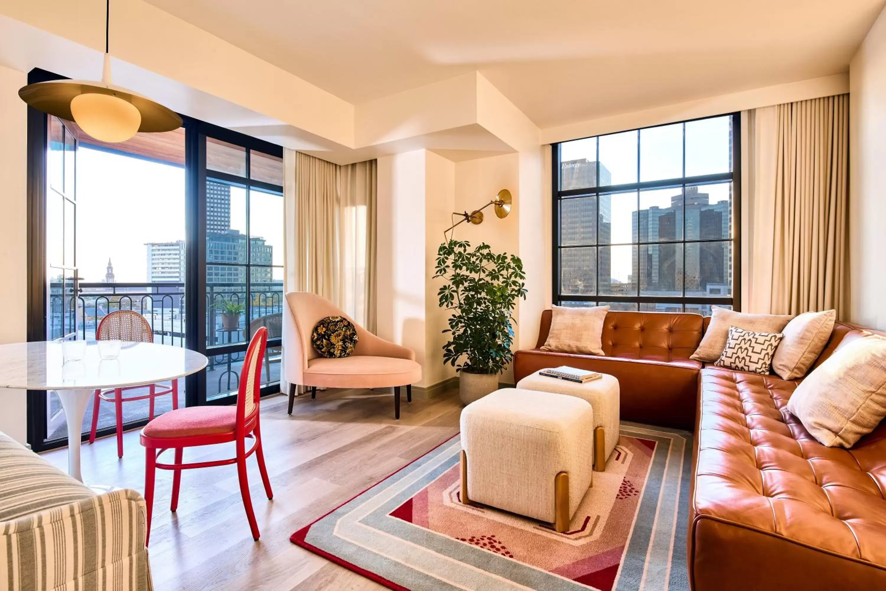 Balcony Grand Chamber King Suite City View in Virgin Hotels New Orleans Balcony Grand Chamber King Suite City View in Virgin Hotels New Orleans