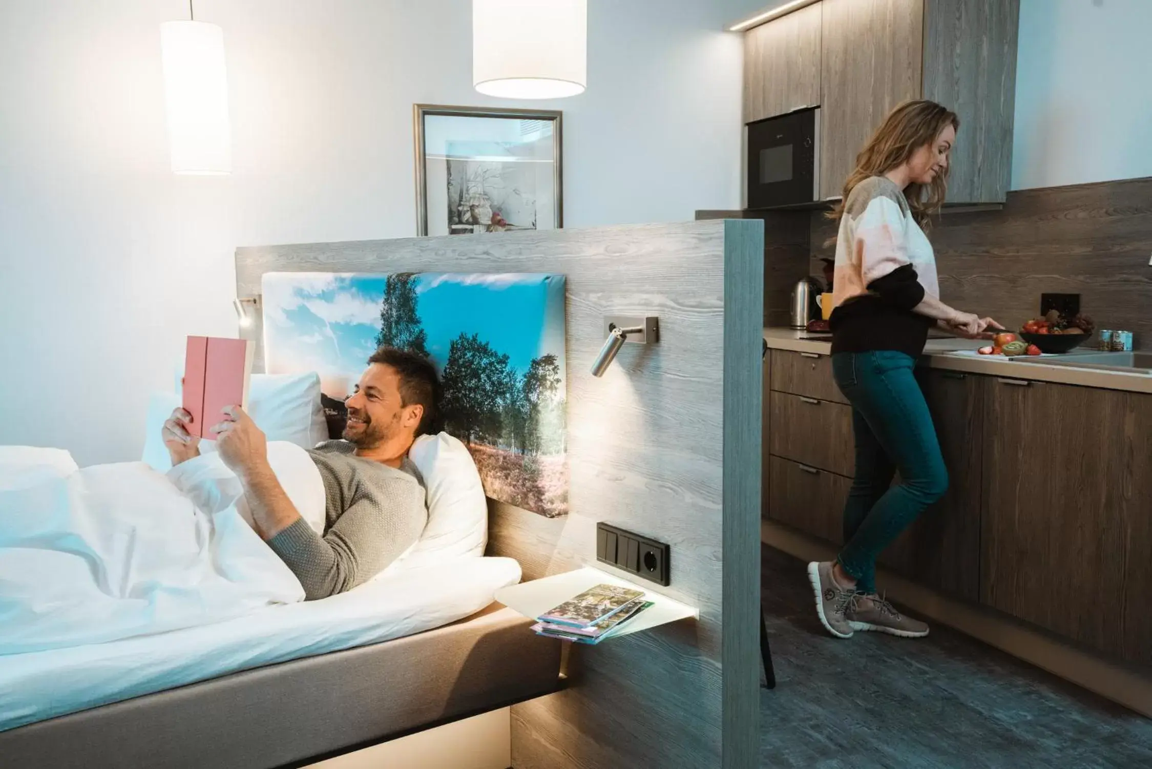 Kitchen or kitchenette, Guests in Hotel Celler Tor