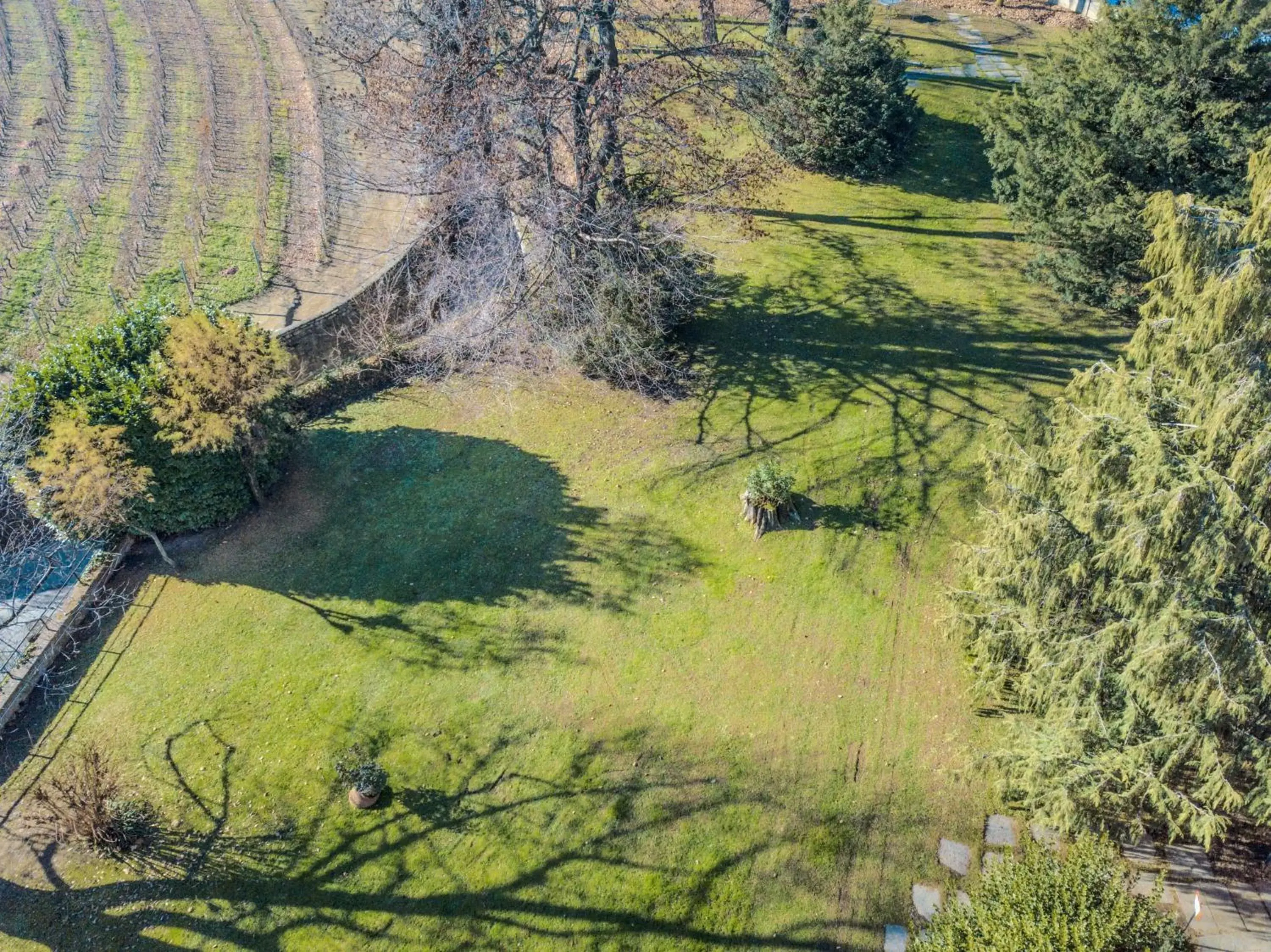 Natural landscape in Castello Rosso