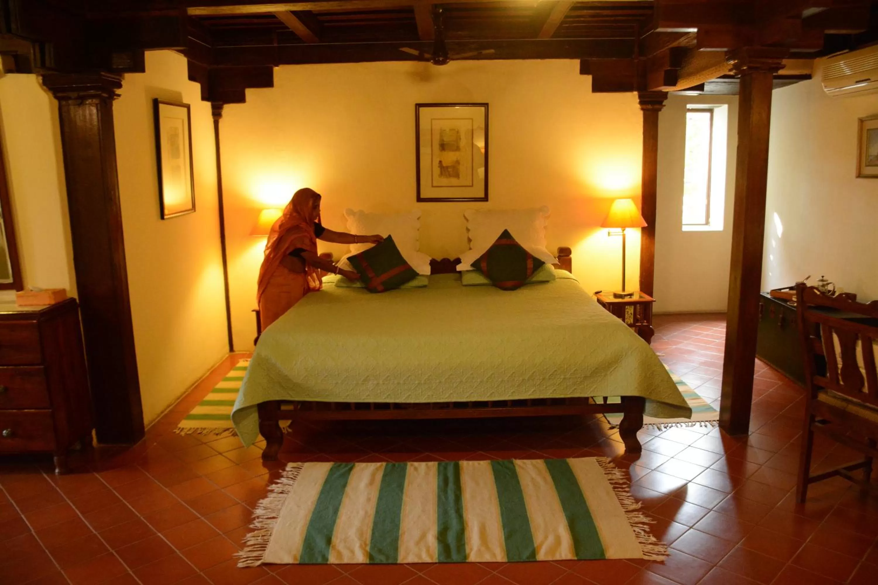 King Room with Balcony - single occupancy in Ahilya Fort