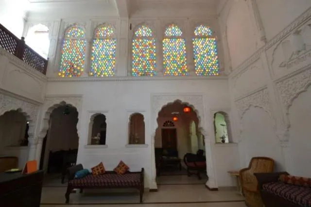 Decorative detail in Rawla Mrignayani Palace