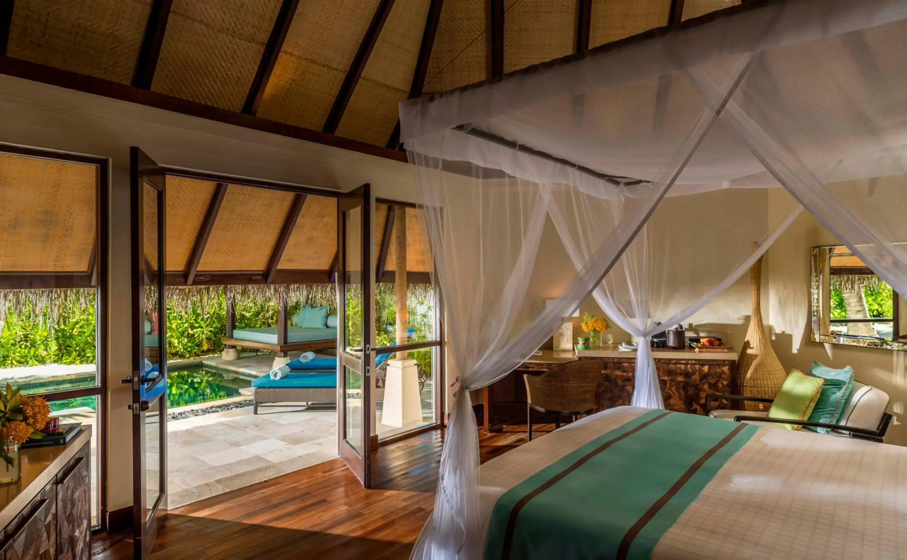 Bedroom in Four Seasons Resort Maldives at Kuda Huraa