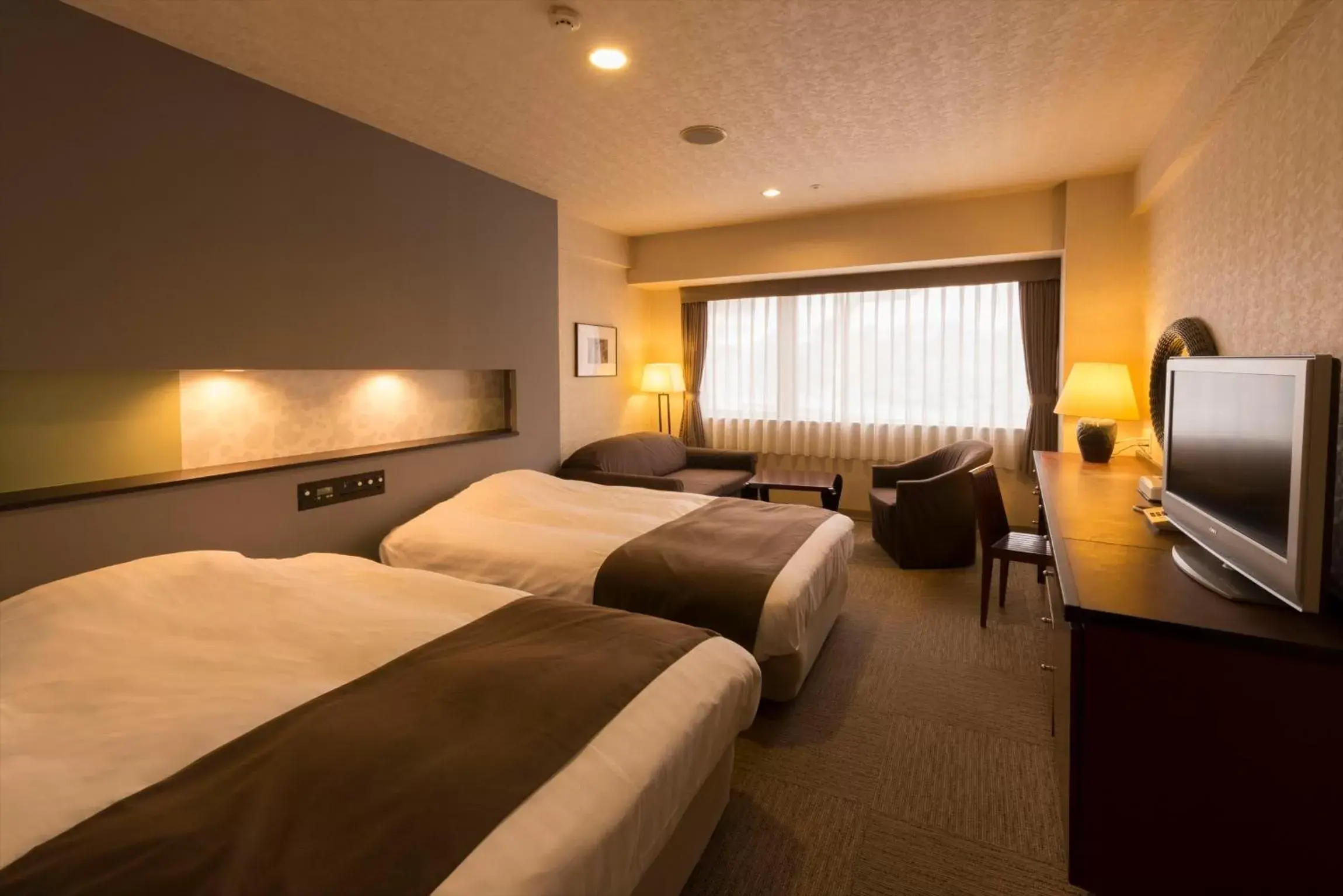 Twin Room - single occupancy - High Floor - Non-Smoking in Otaru Asari Classe Hotel