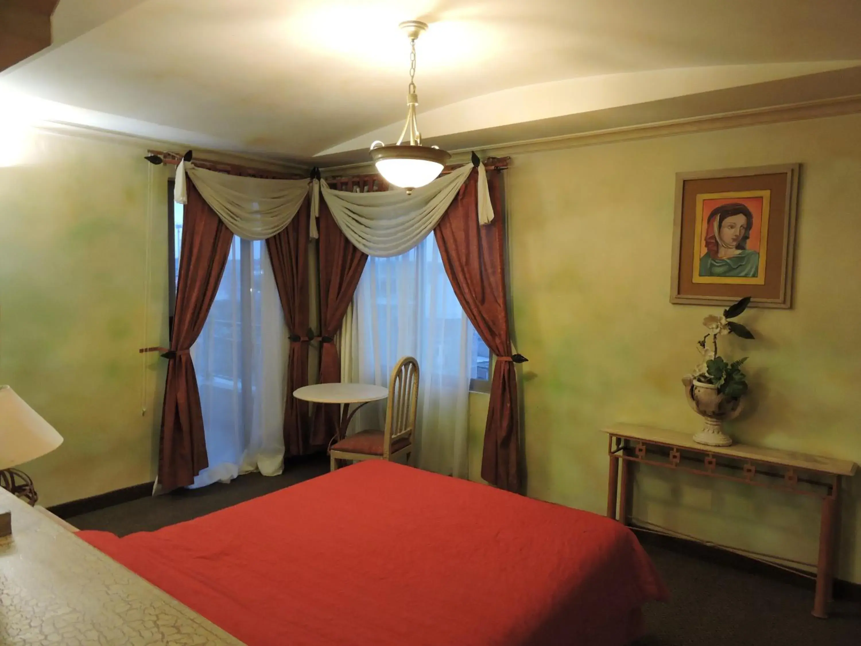 Bed in Hotel Quinta Cesar