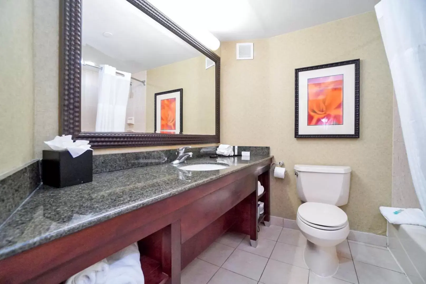 Bathroom in Harmony Suites Secaucus Meadowlands