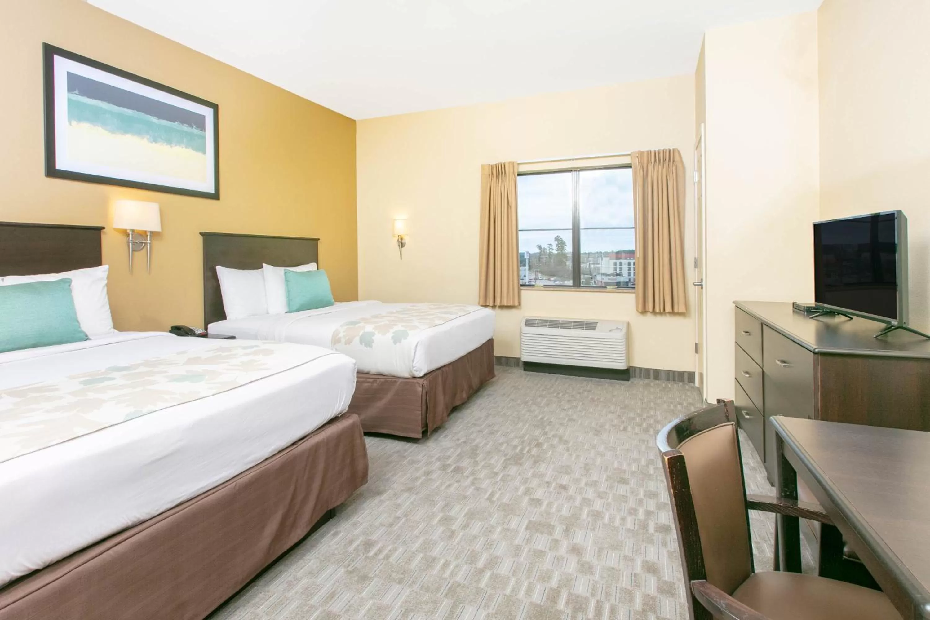 2 Queen Beds, Studio Suite with Kitchen Non-Smoking in Hawthorn Suites by Wyndham Longview