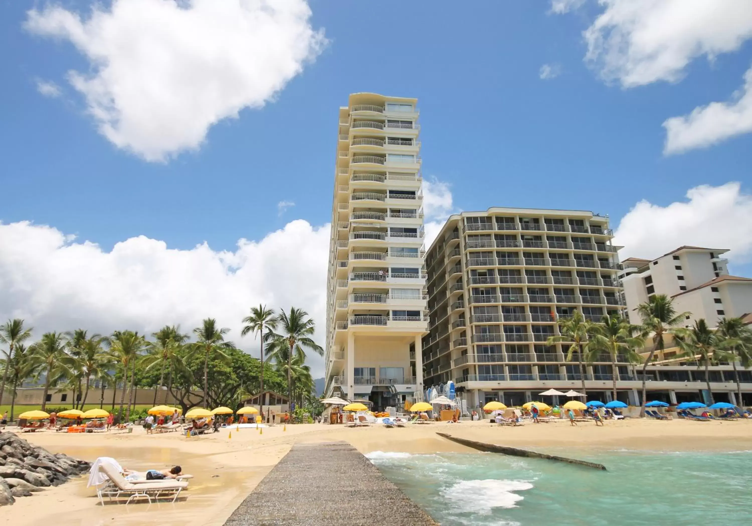 View (from property/room), Property Building in Castle Waikiki Shore Beachfront Condominiums