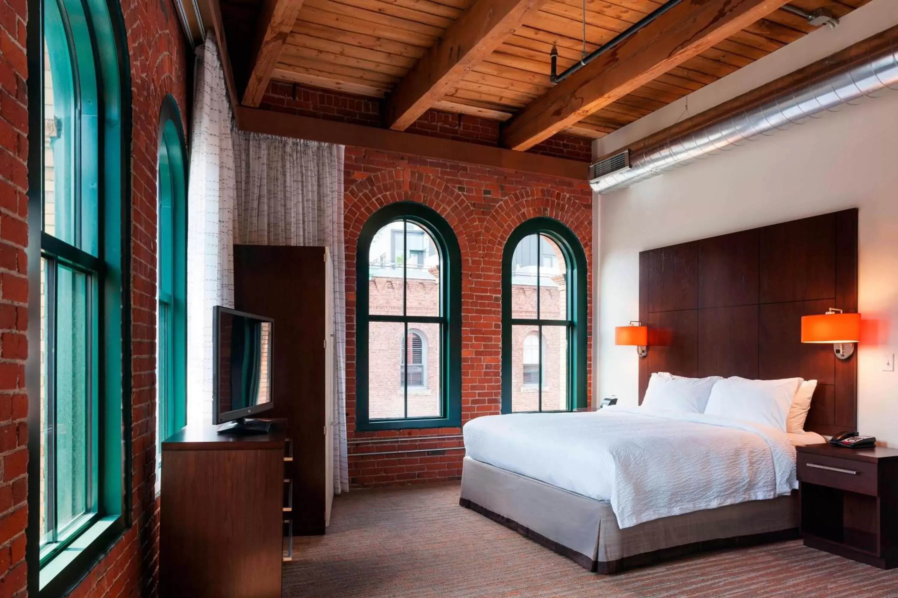 Bedroom, Bed in Residence Inn by Marriott Boston Downtown Seaport
