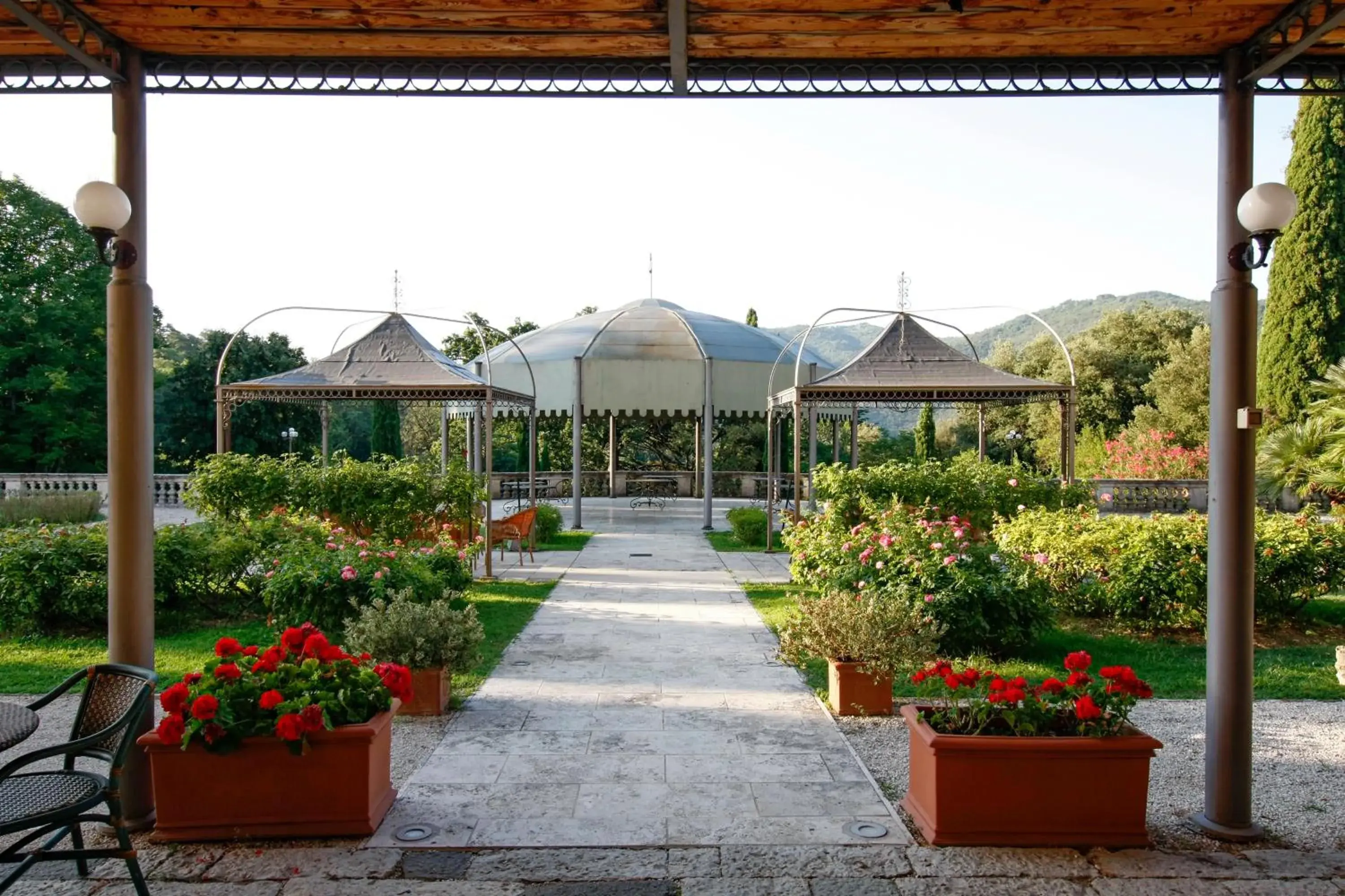 Garden in Park Hotel Villa Potenziani