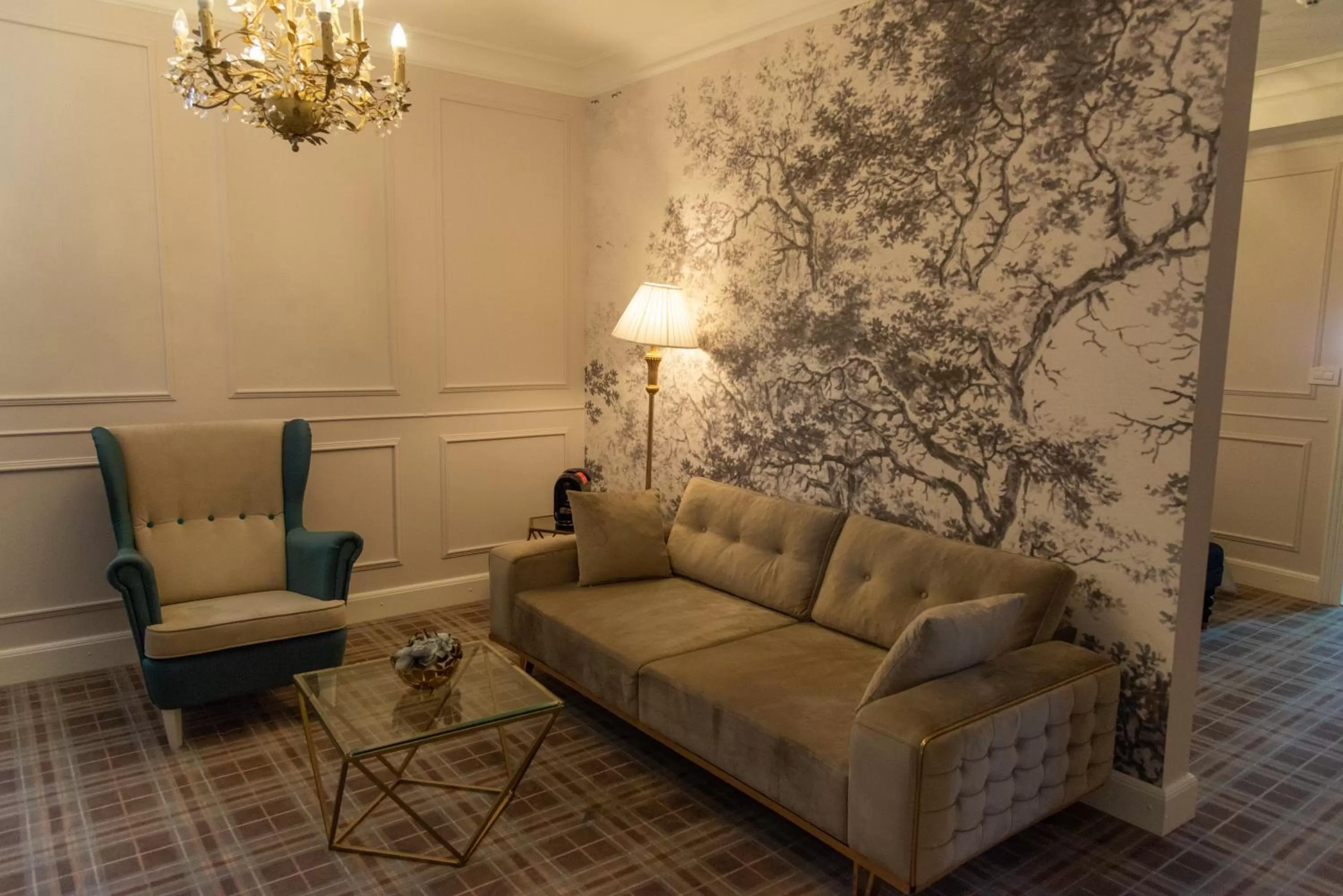 Living room in Hotel Splendid 1900