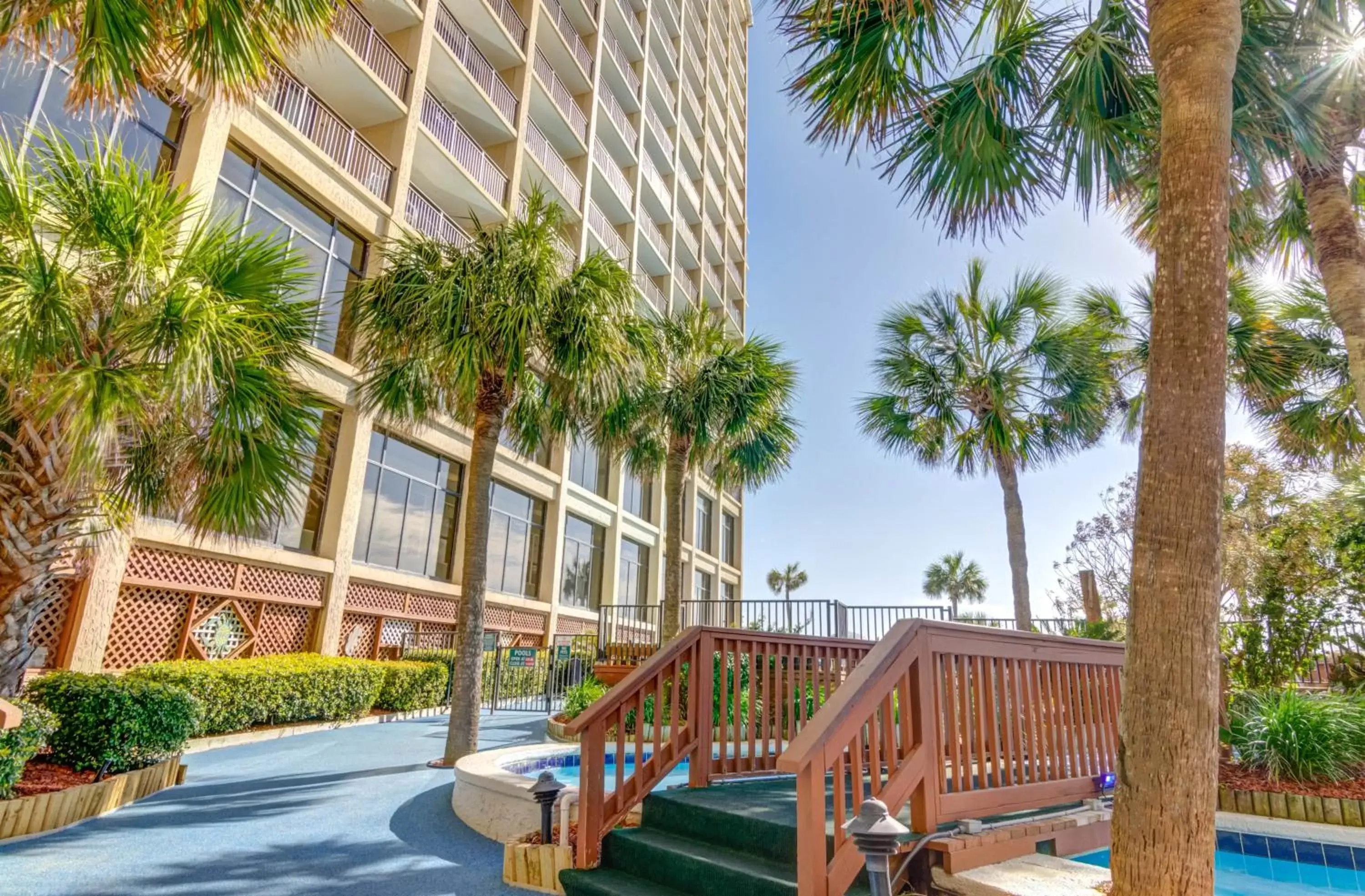 Property building, Swimming Pool in Beach Cove Resort