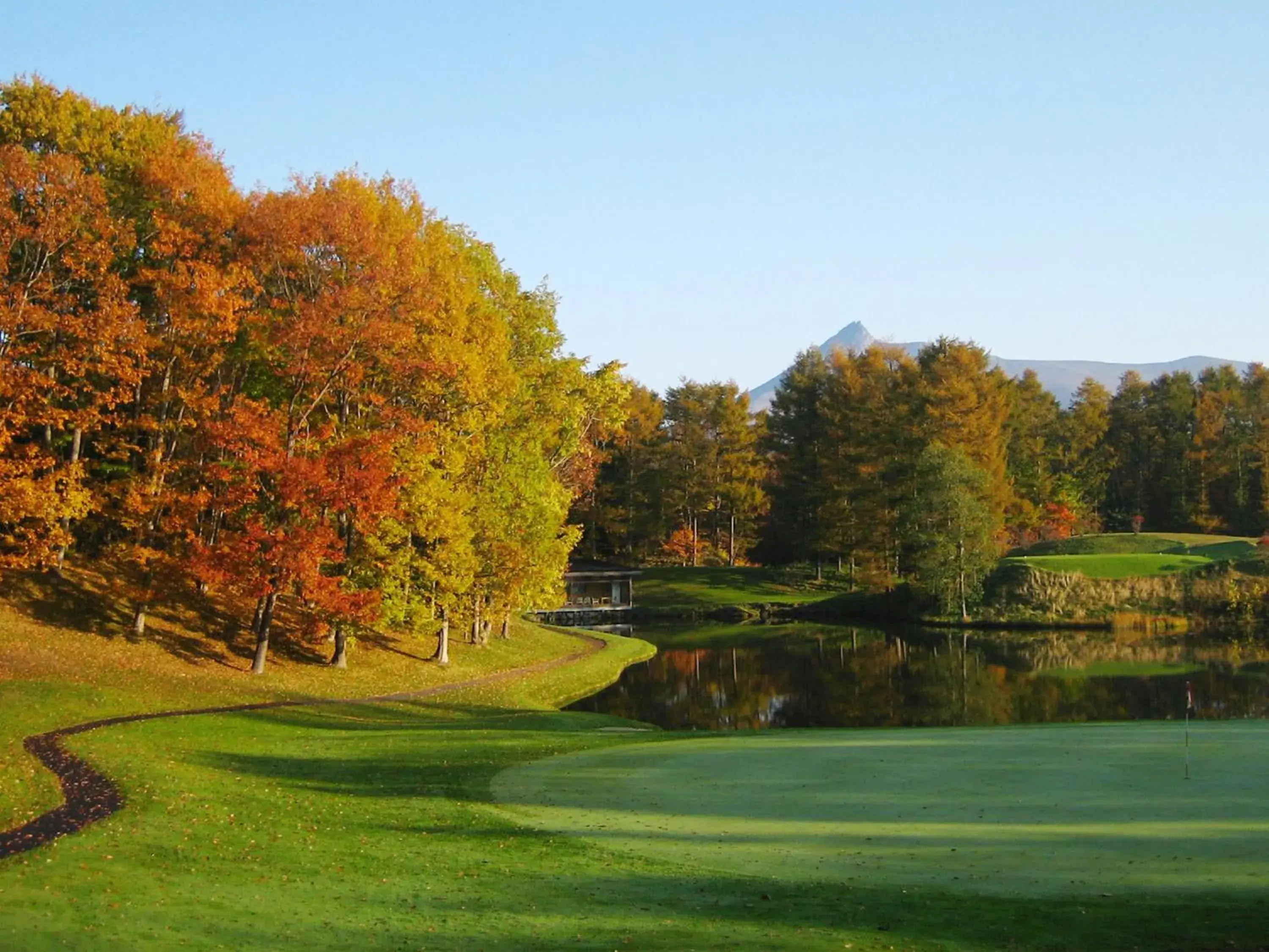 Natural landscape, Golf in Hakodate Onuma Prince Hotel