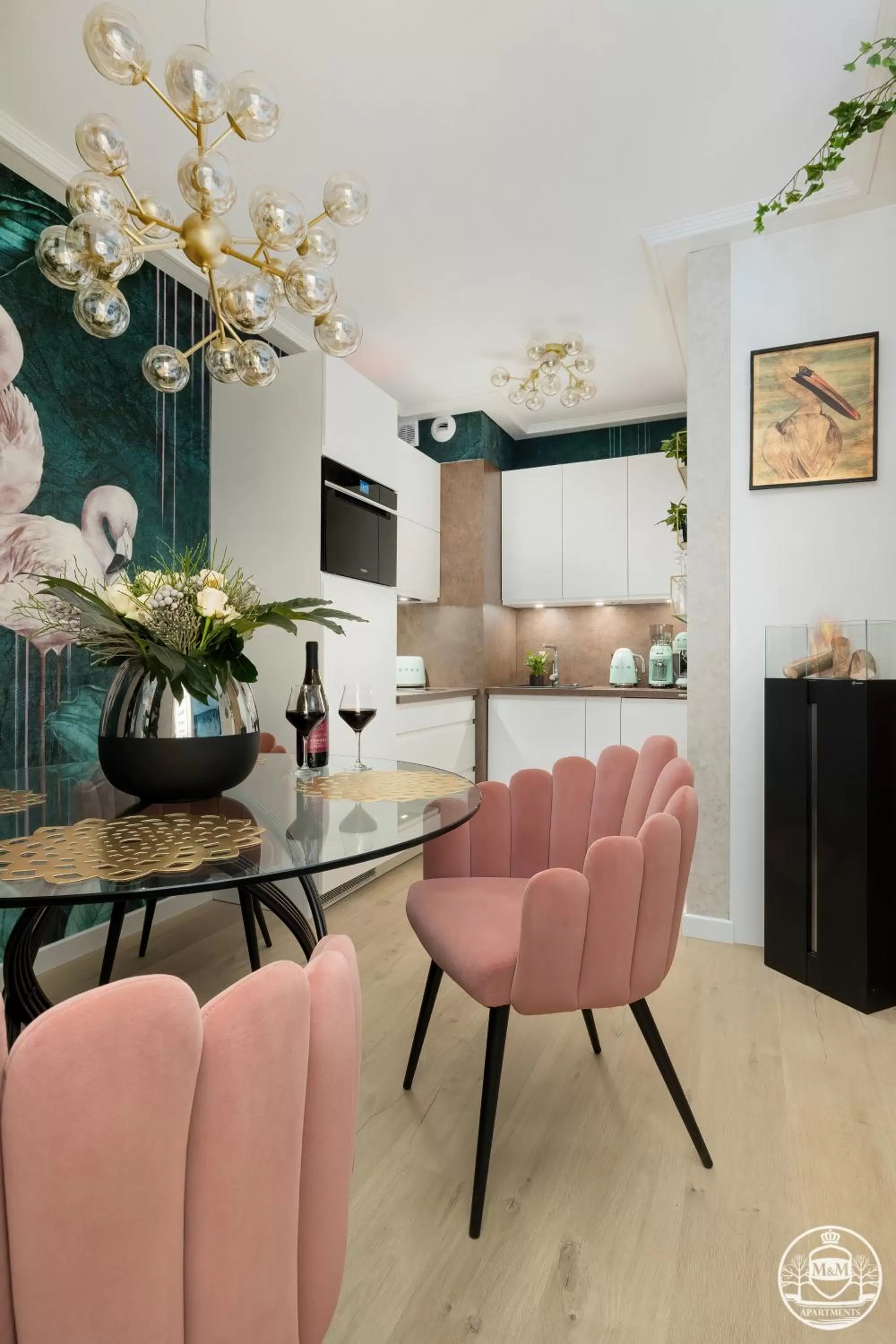 Kitchen or kitchenette in M&M-Spa&Art Bali, Nadmorskie Tarasy