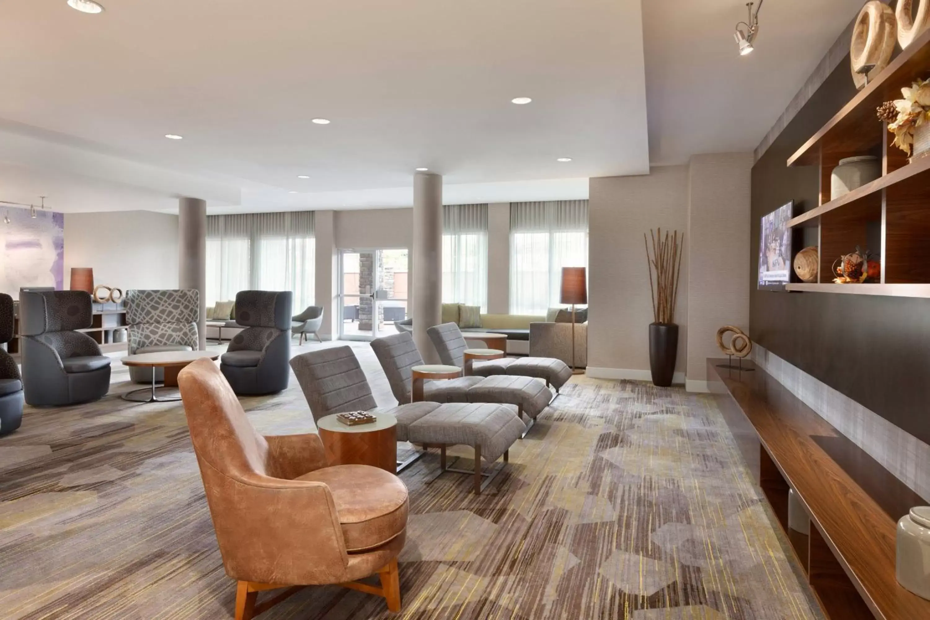 Lobby or reception, Seating Area in Courtyard by Marriott Boston Dedham/Westwood