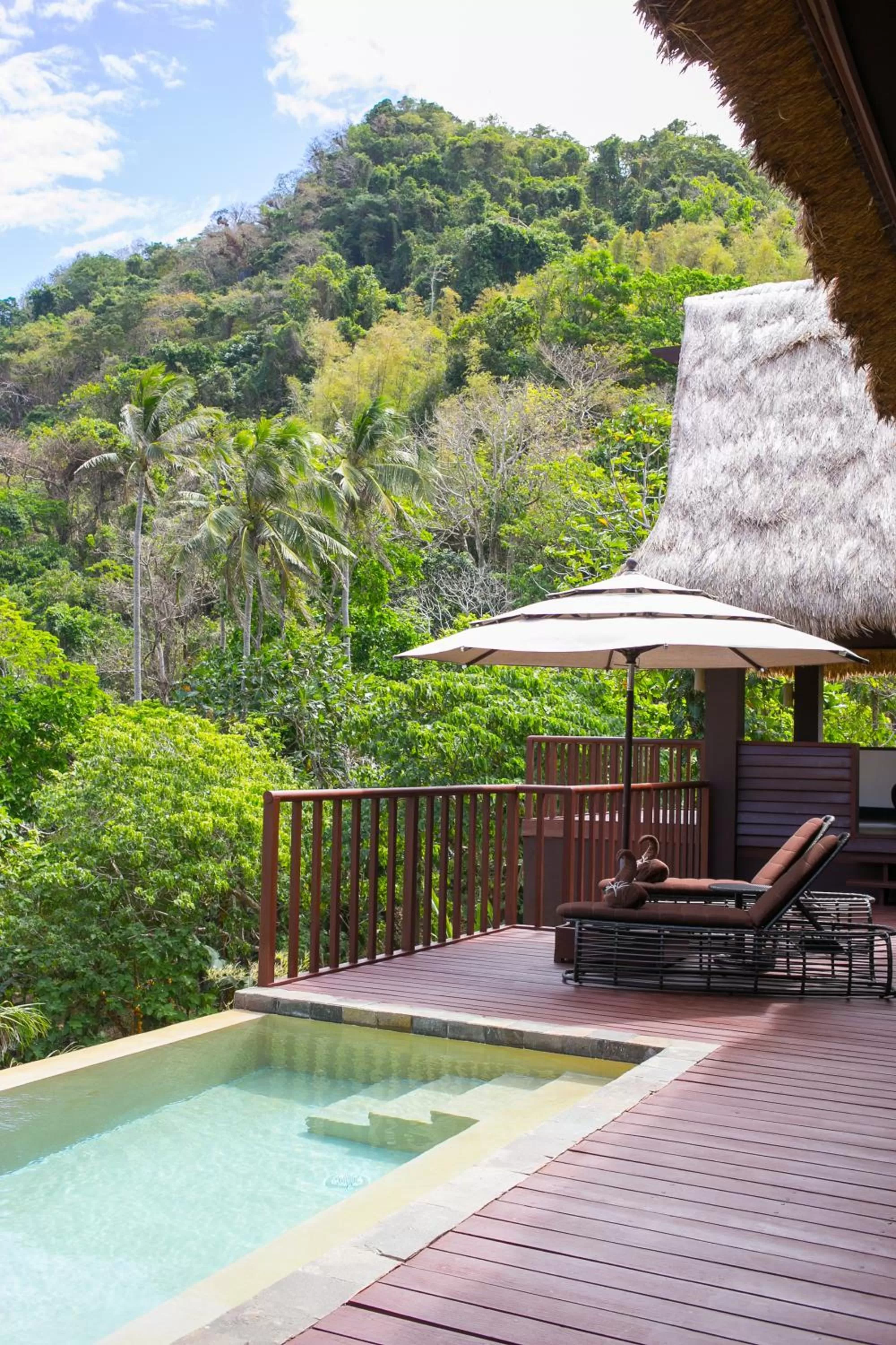 Patio in Cauayan Island Resort and Spa