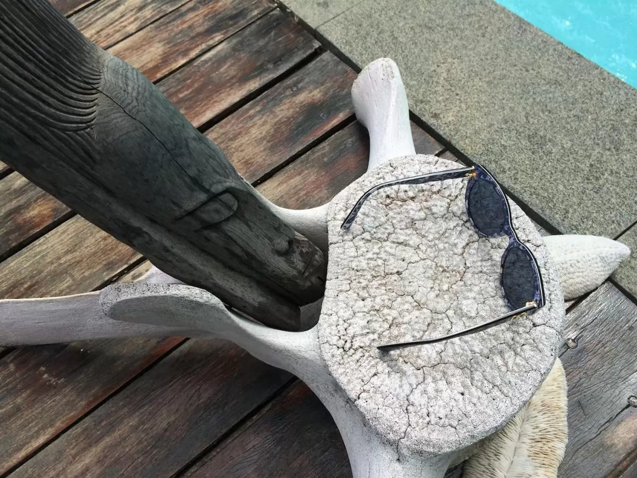 Decorative detail in PAP'S Chambres d'Hôtes