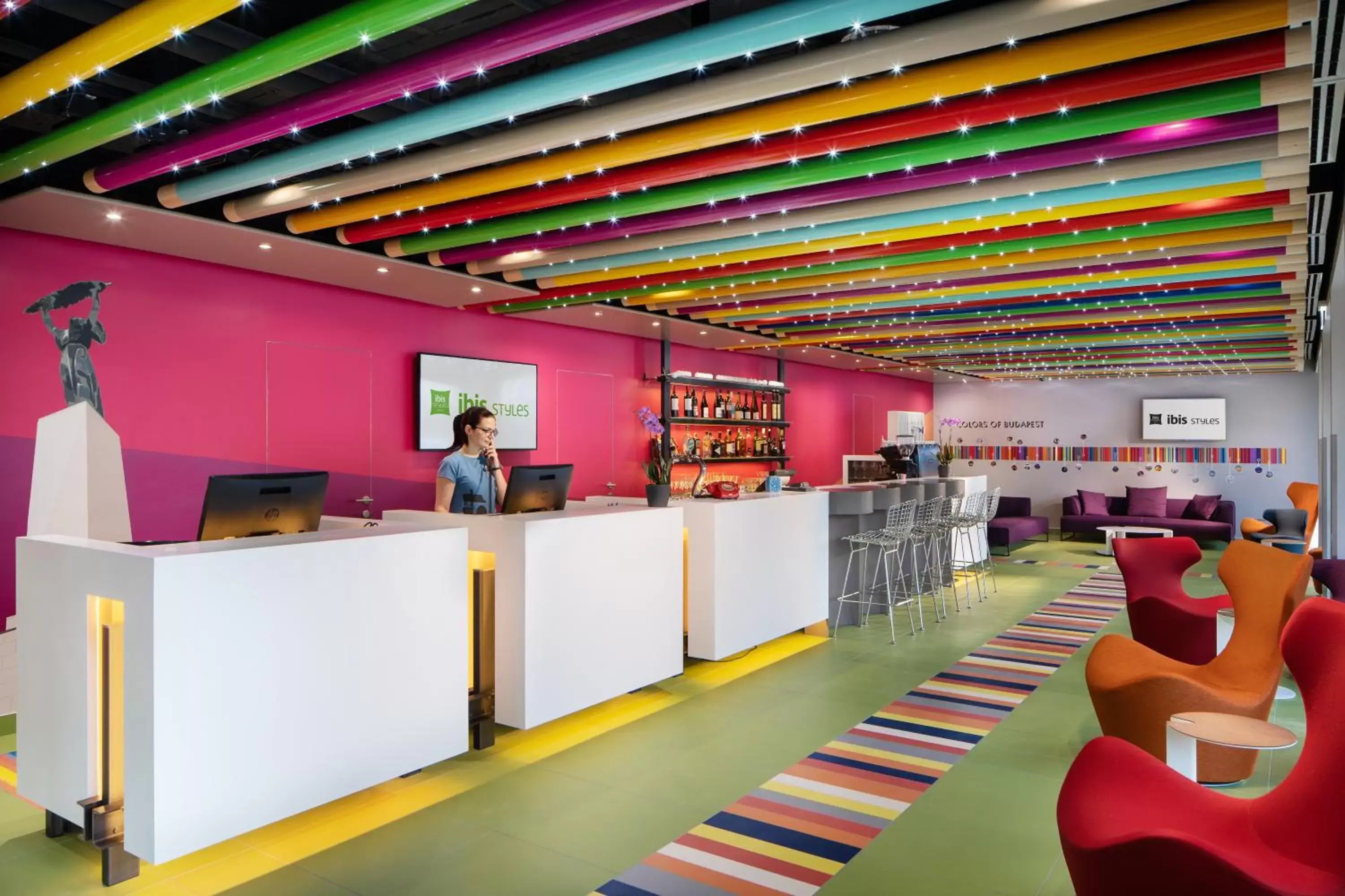 Lobby or reception in ibis Styles Budapest Citywest