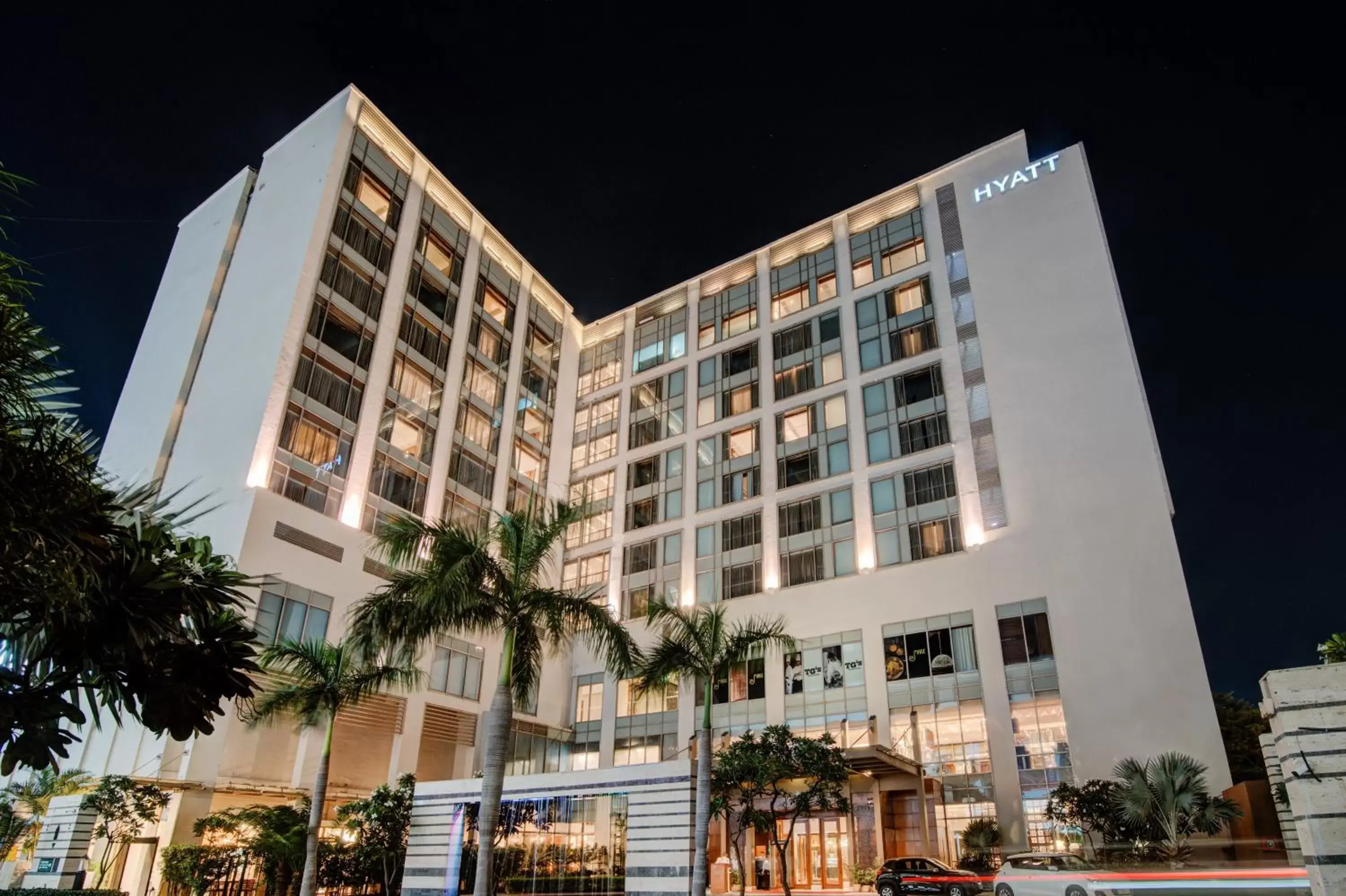 Facade/entrance, Property Building in Hyatt Ahmedabad