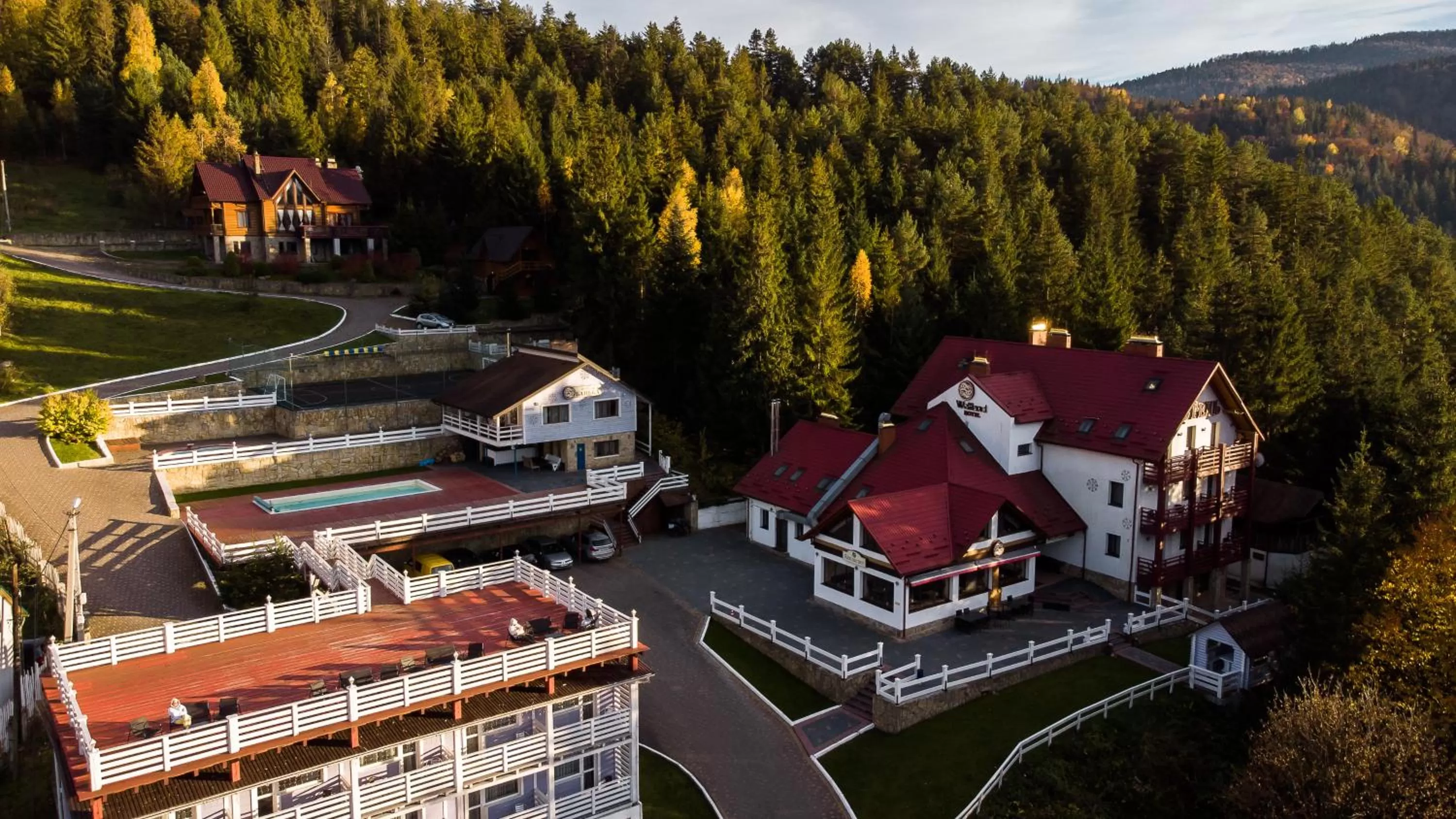 Property building, Bird's-eye View in Wellland Hotel