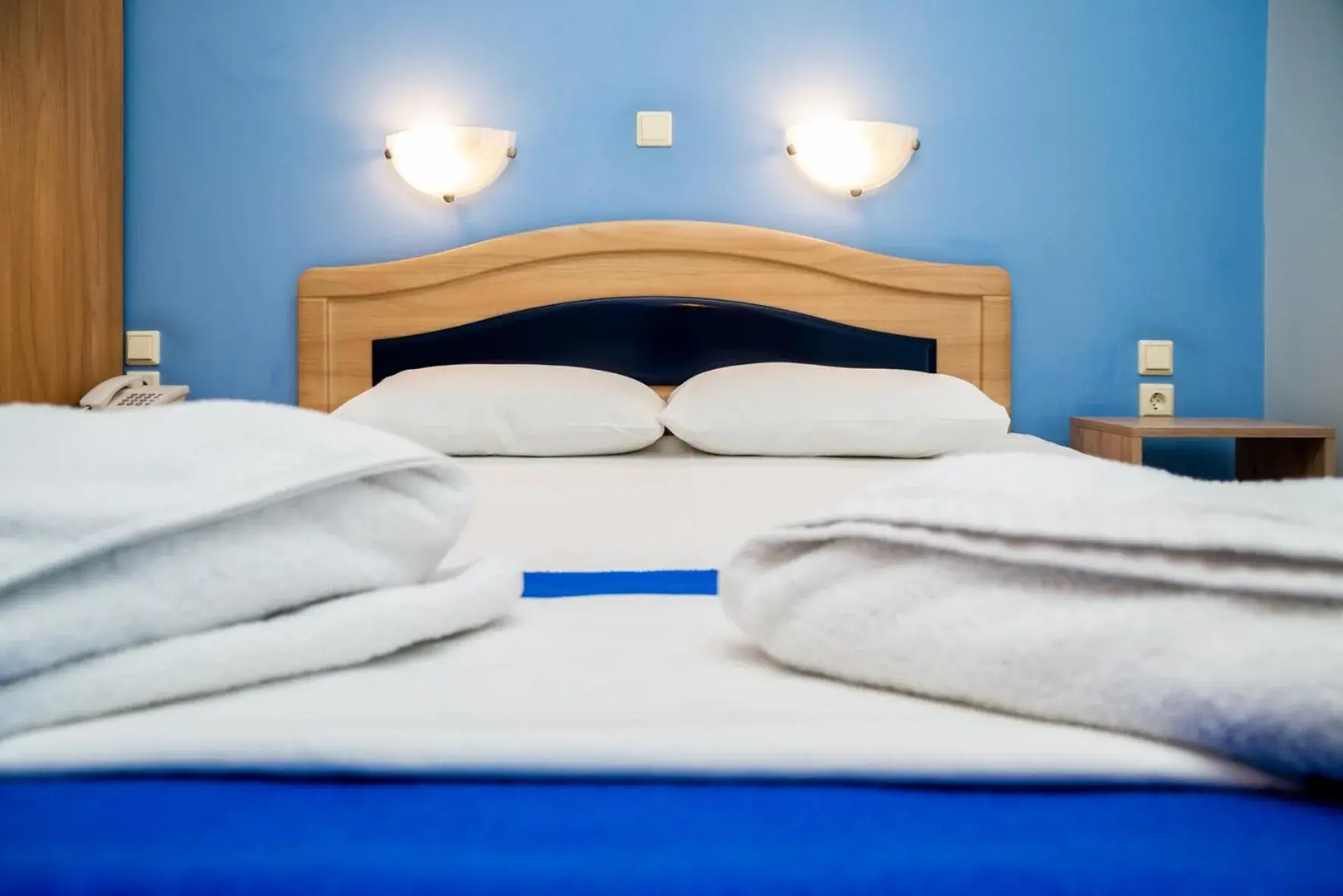 Bed in Hotel Argo