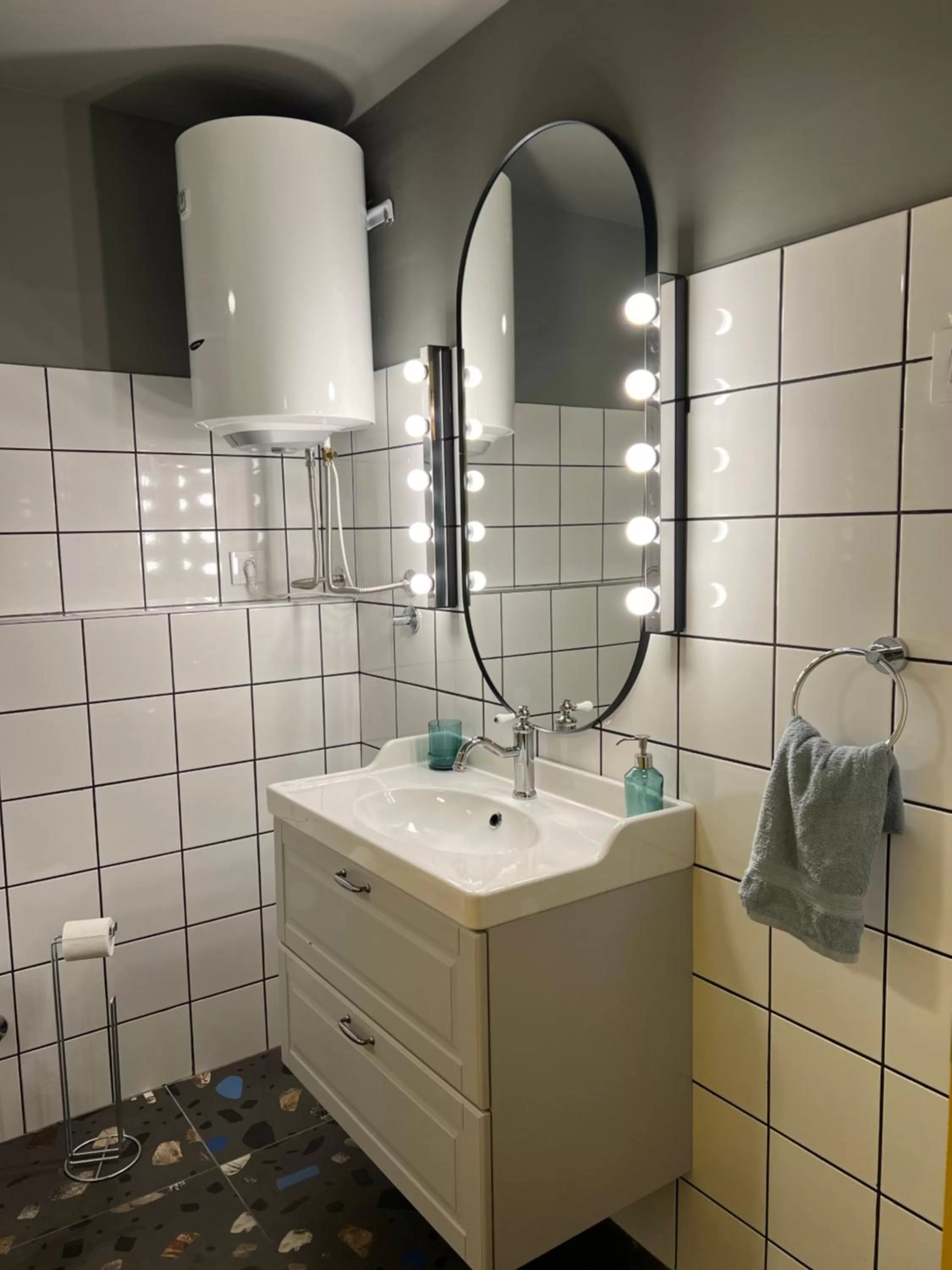 Shower, Bathroom in Tulum Apart Center Belgrade
