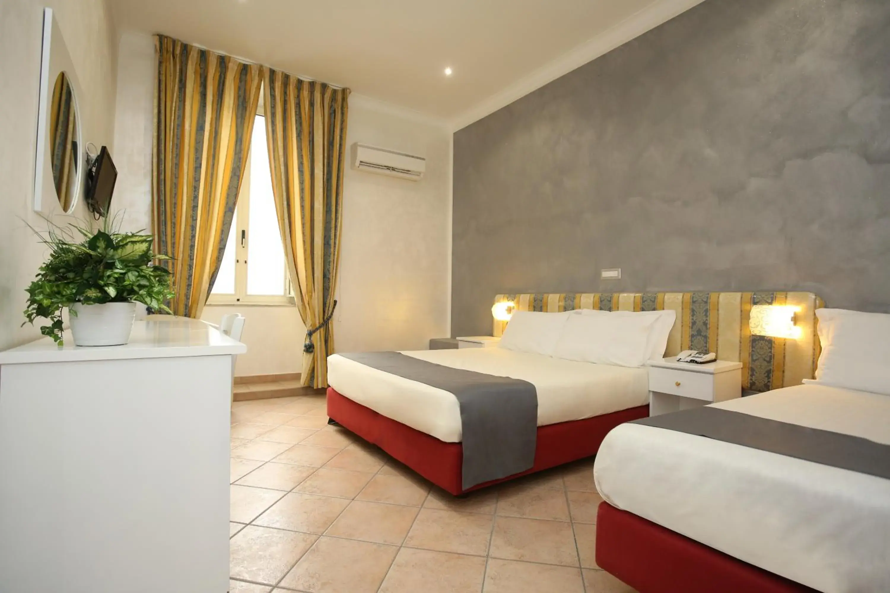 Bed in Hotel Vergilius Billia