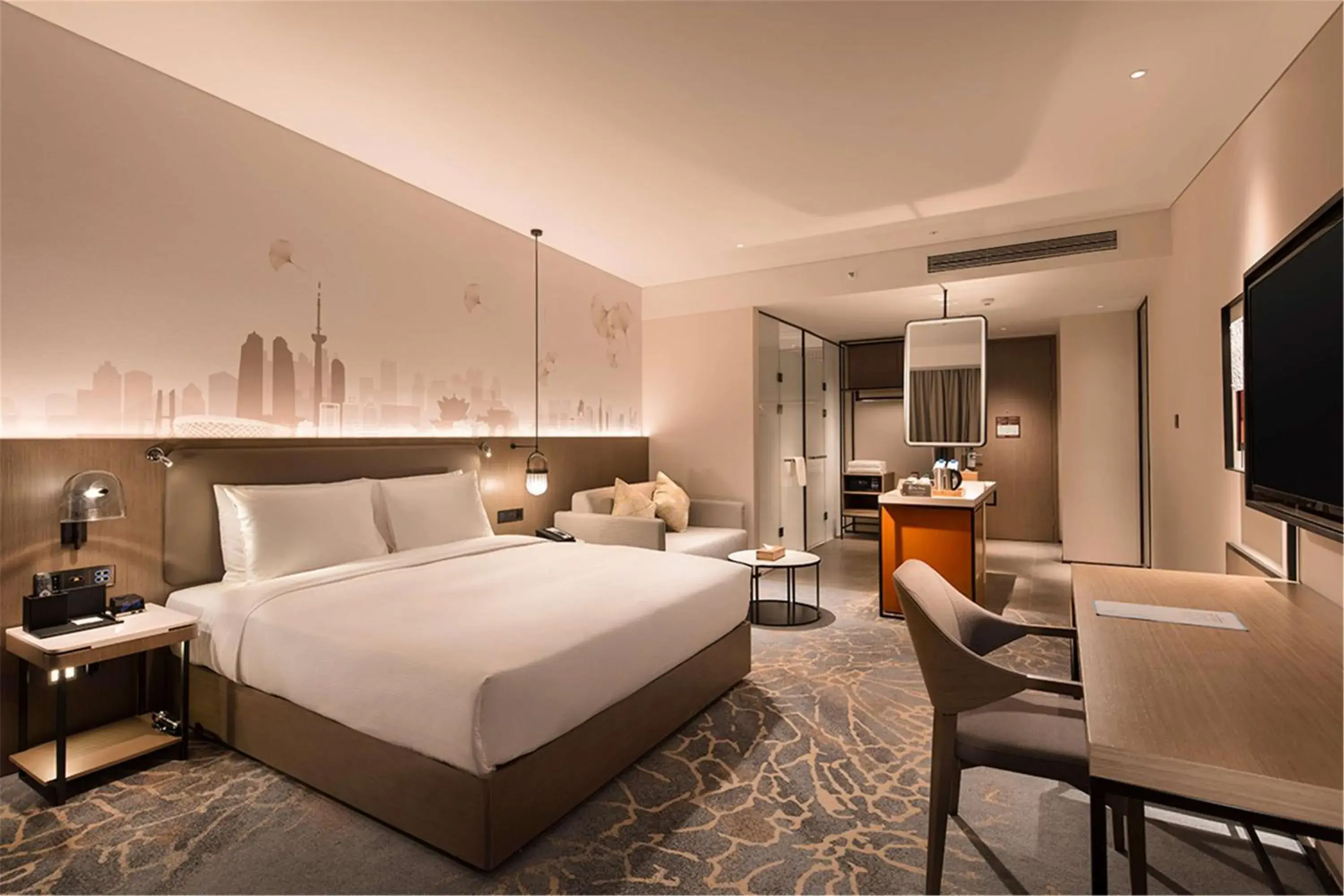 King Guest Room in Hilton Garden Inn Xuzhou Yunlong King Guest Room in Hilton Garden Inn Xuzhou Yunlong