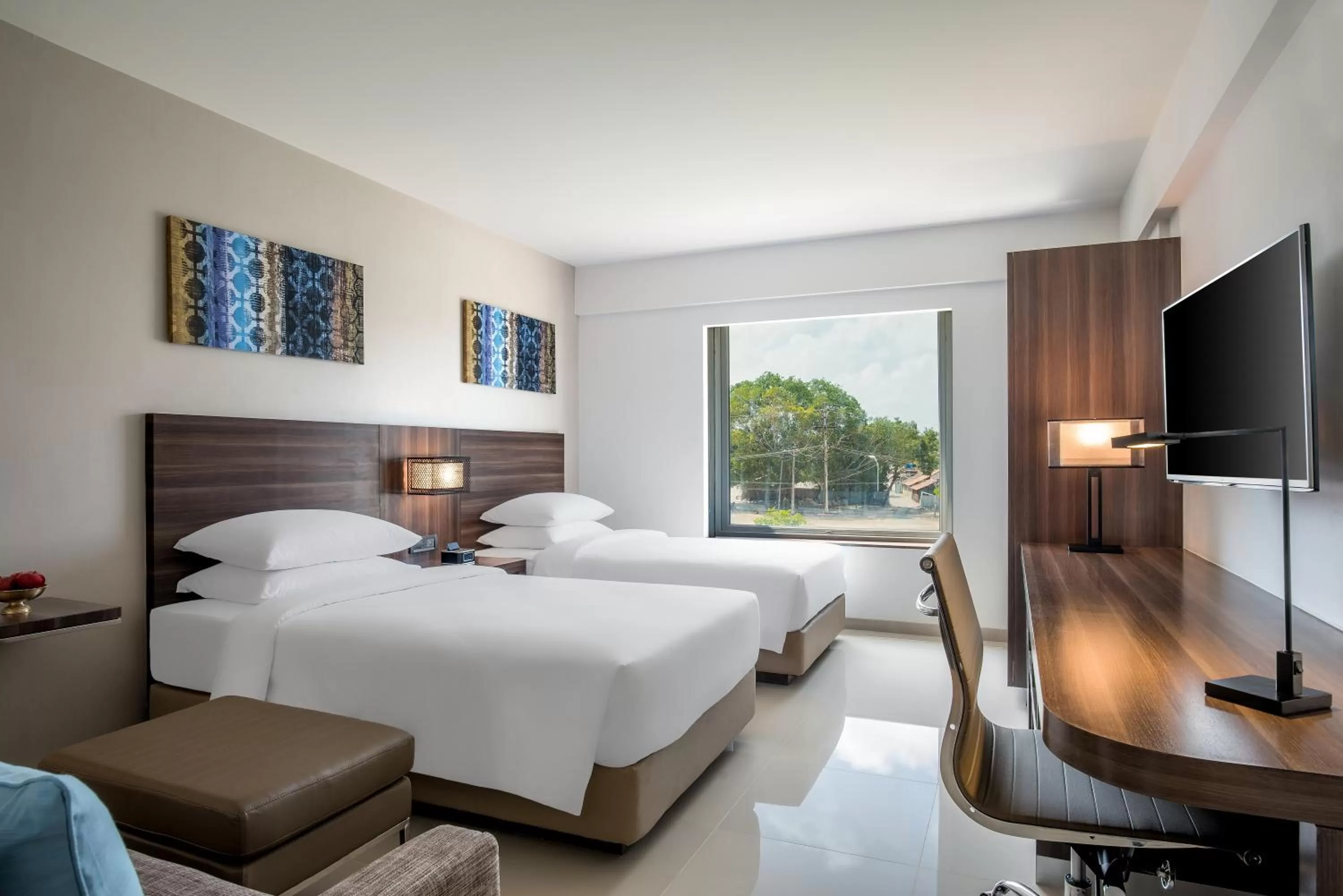 Photo of the whole room, Bed in The Residency Towers, Rameswaram