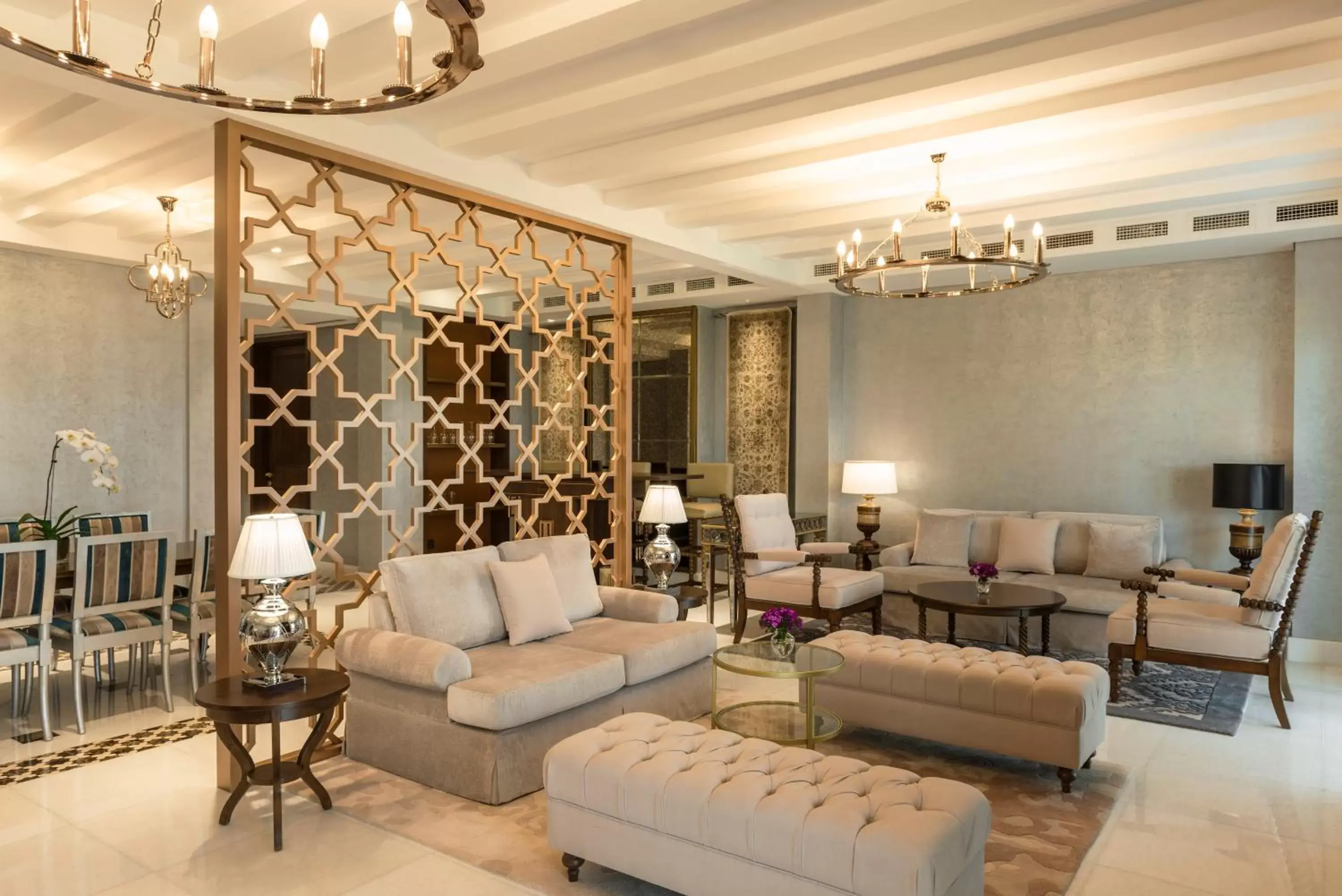 Living room, Seating Area in Al Habtoor Polo Resort