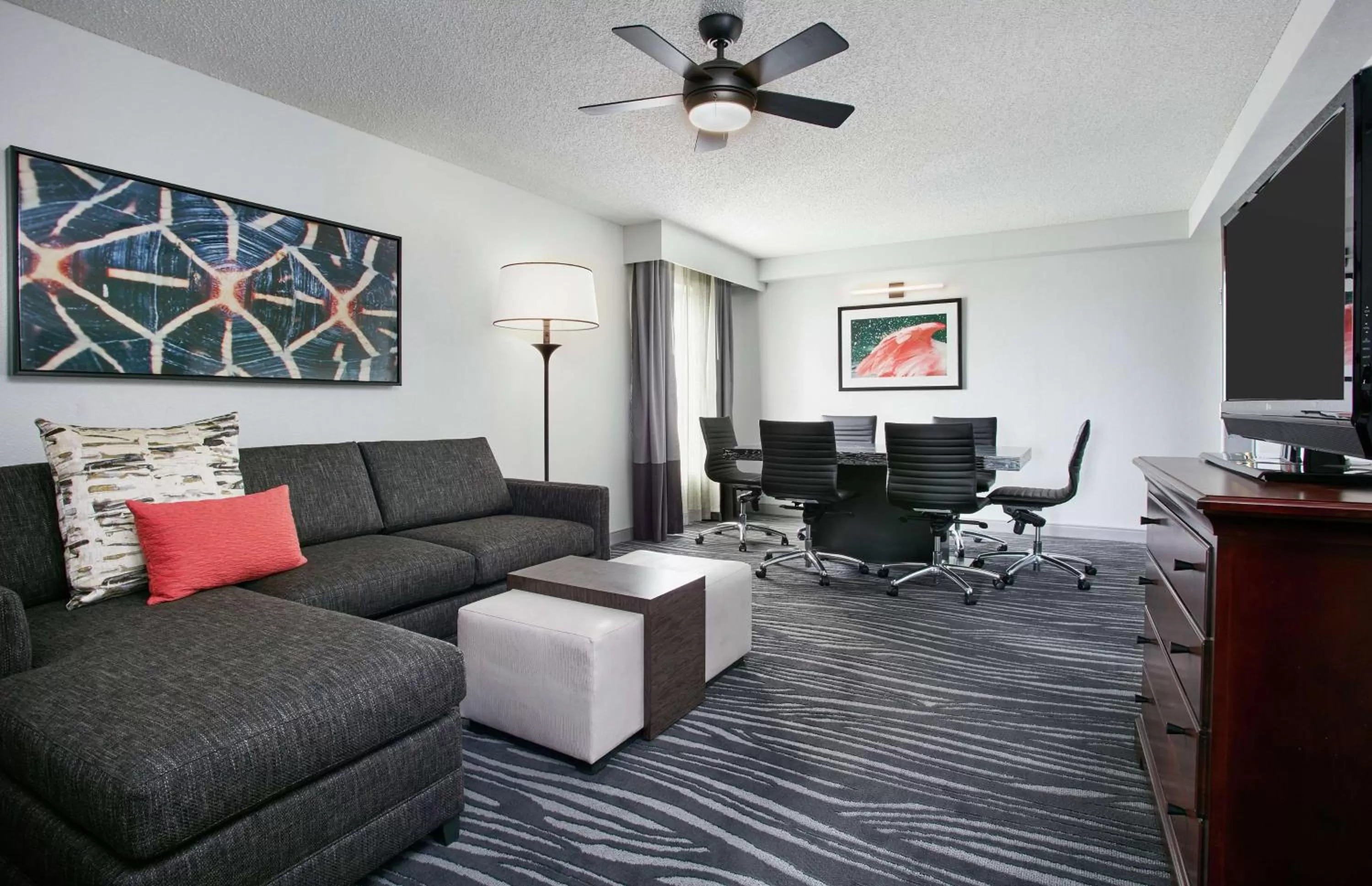 Living room in Embassy Suites by Hilton Orlando Airport