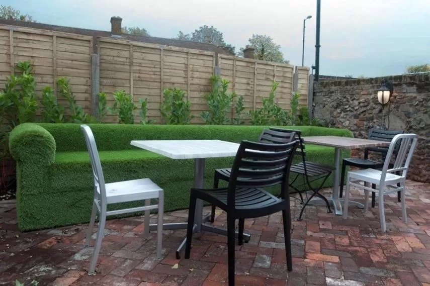 Garden in The Golden Lion Wetherspoon