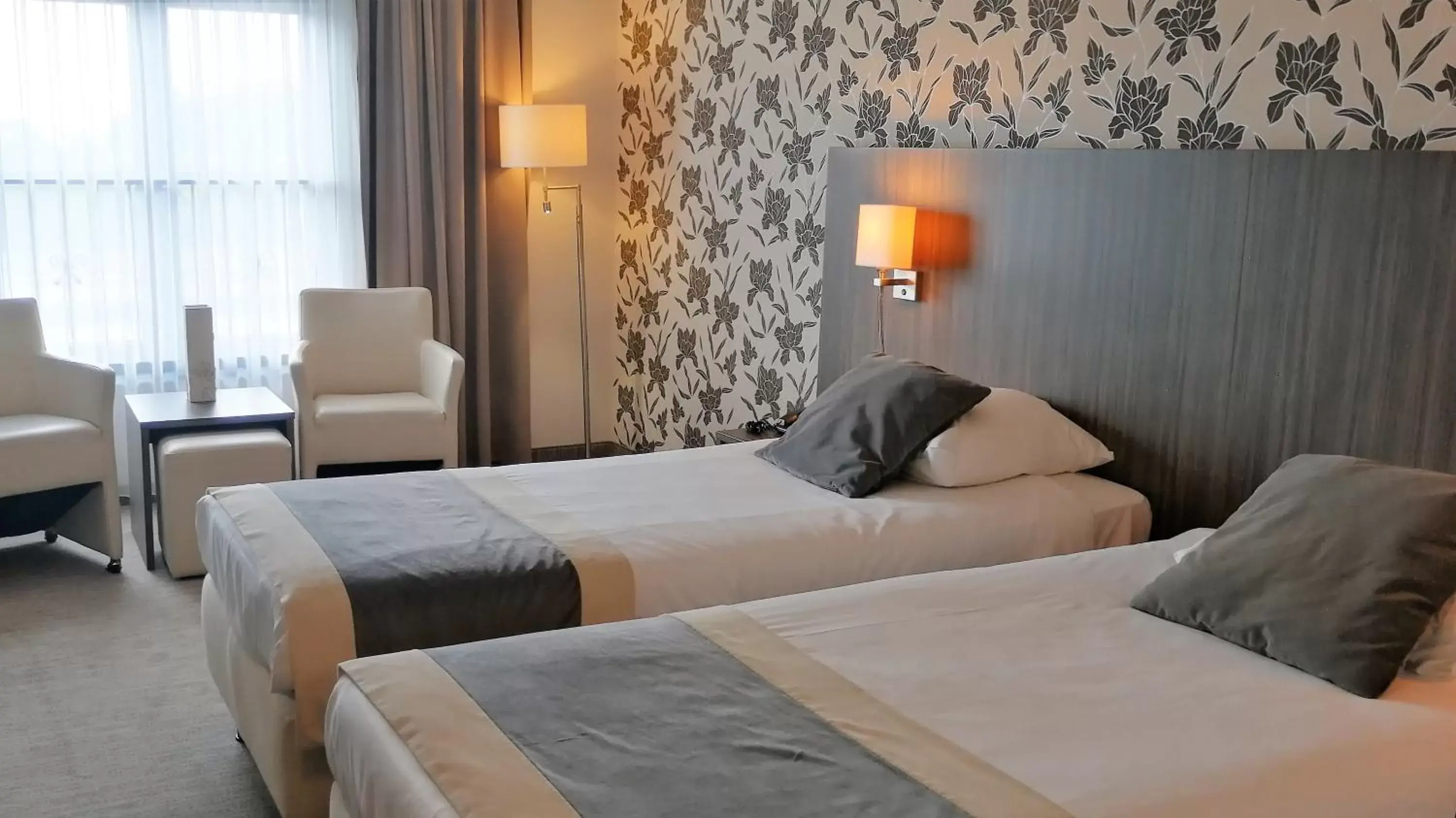 Bed in Hotel Asteria