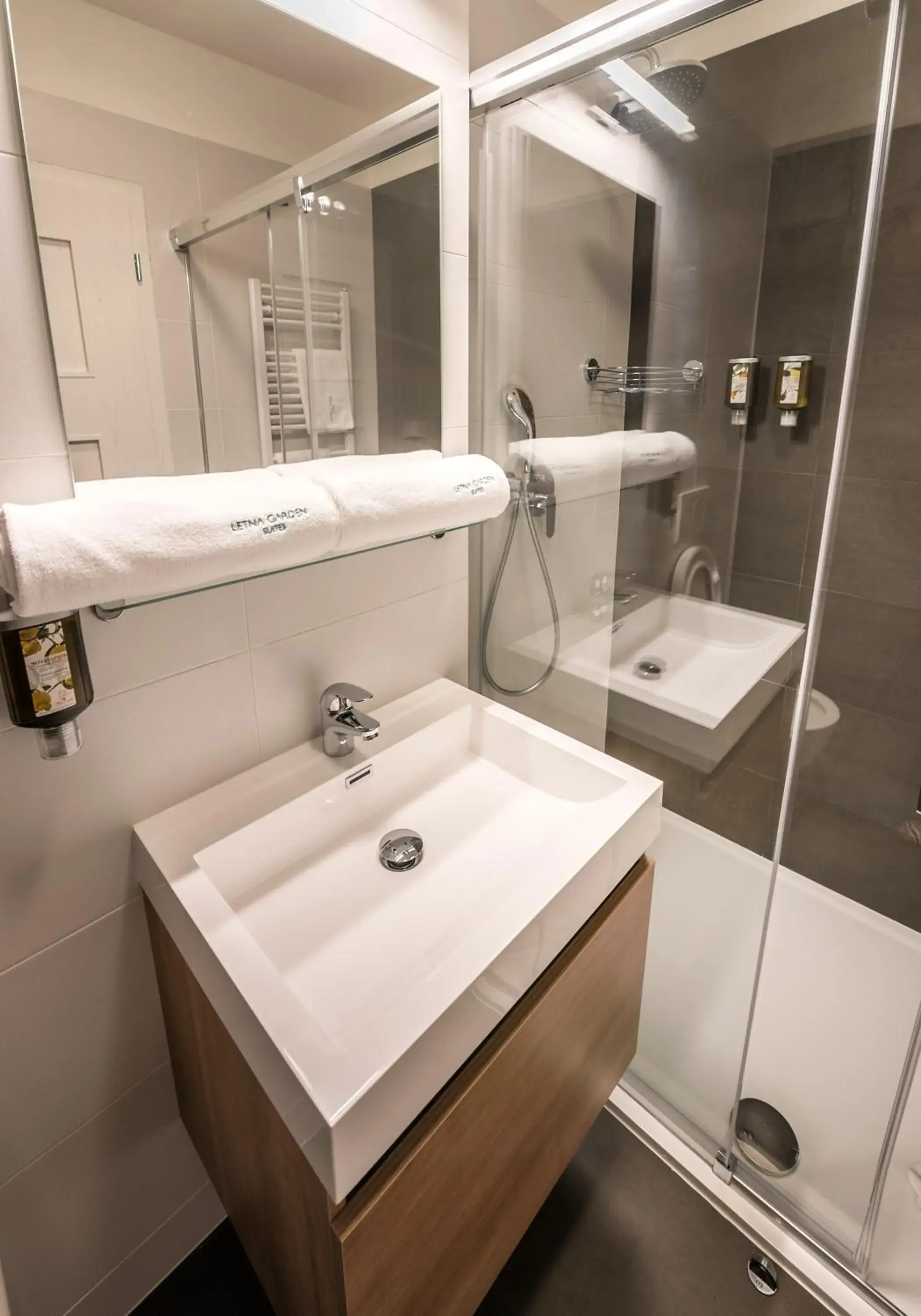 Bathroom in Letna Garden Suites