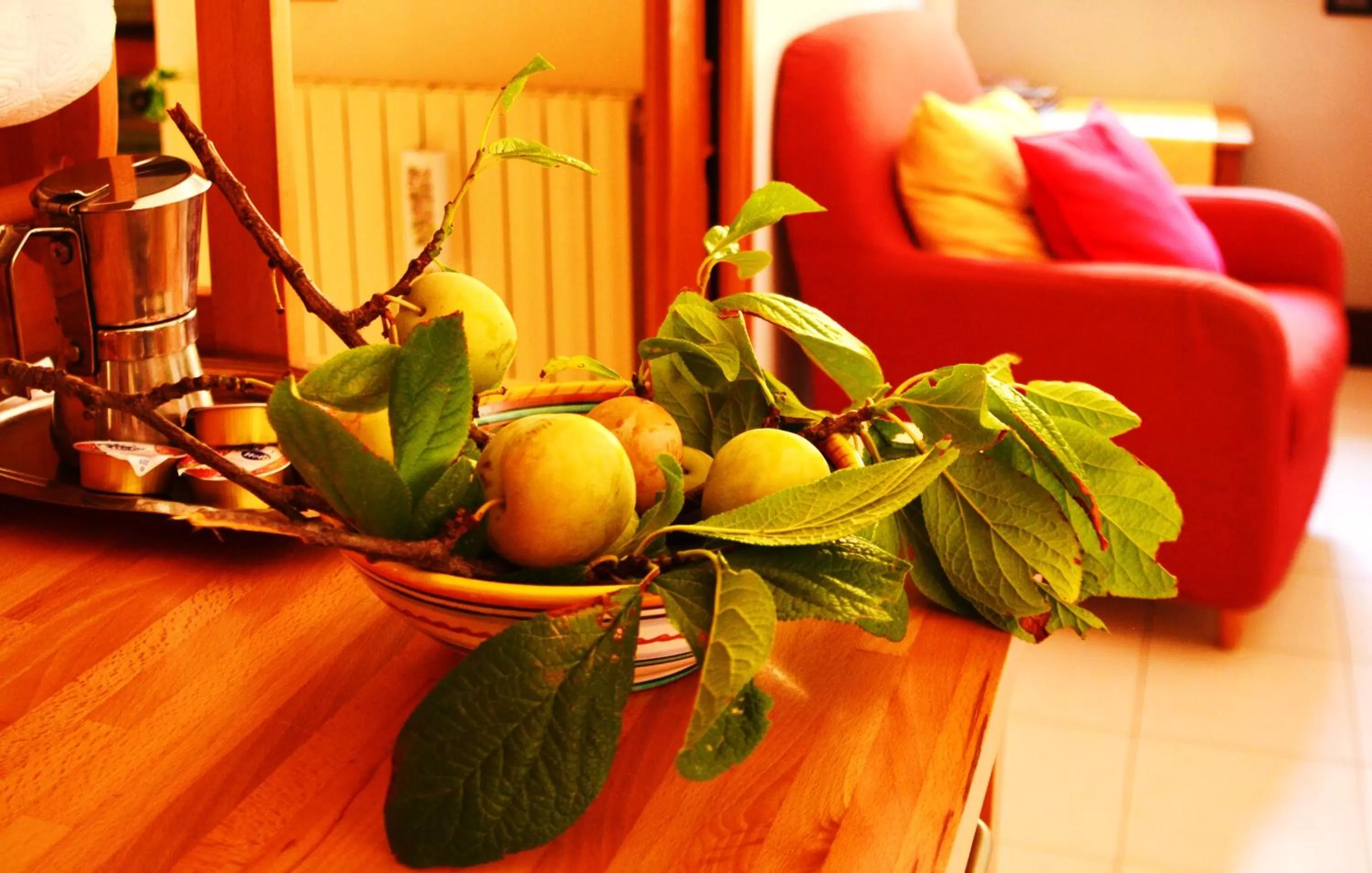 Food and drinks in B&B Albachiara Casa di Campagna