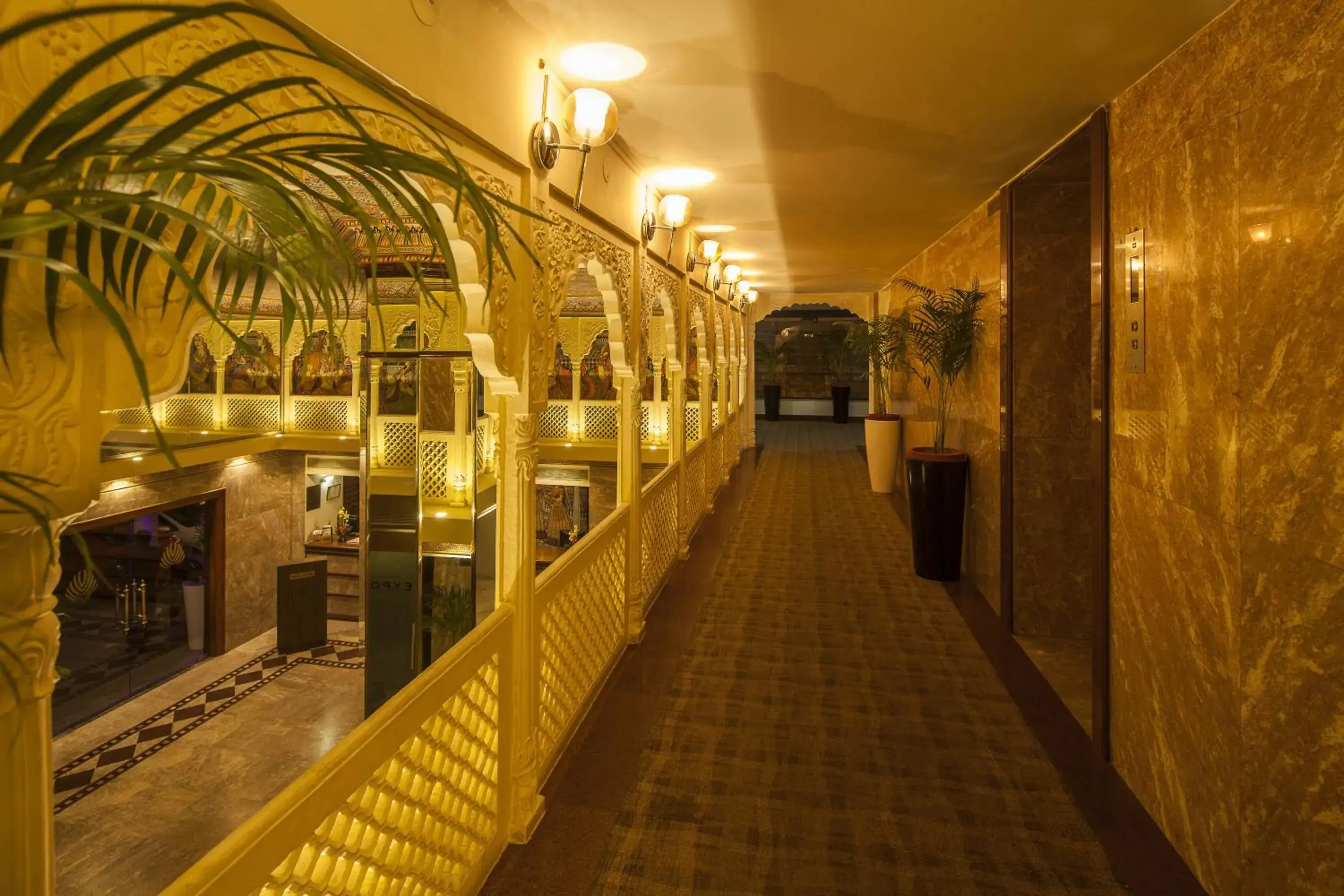 Lobby or reception in Vesta Maurya Palace