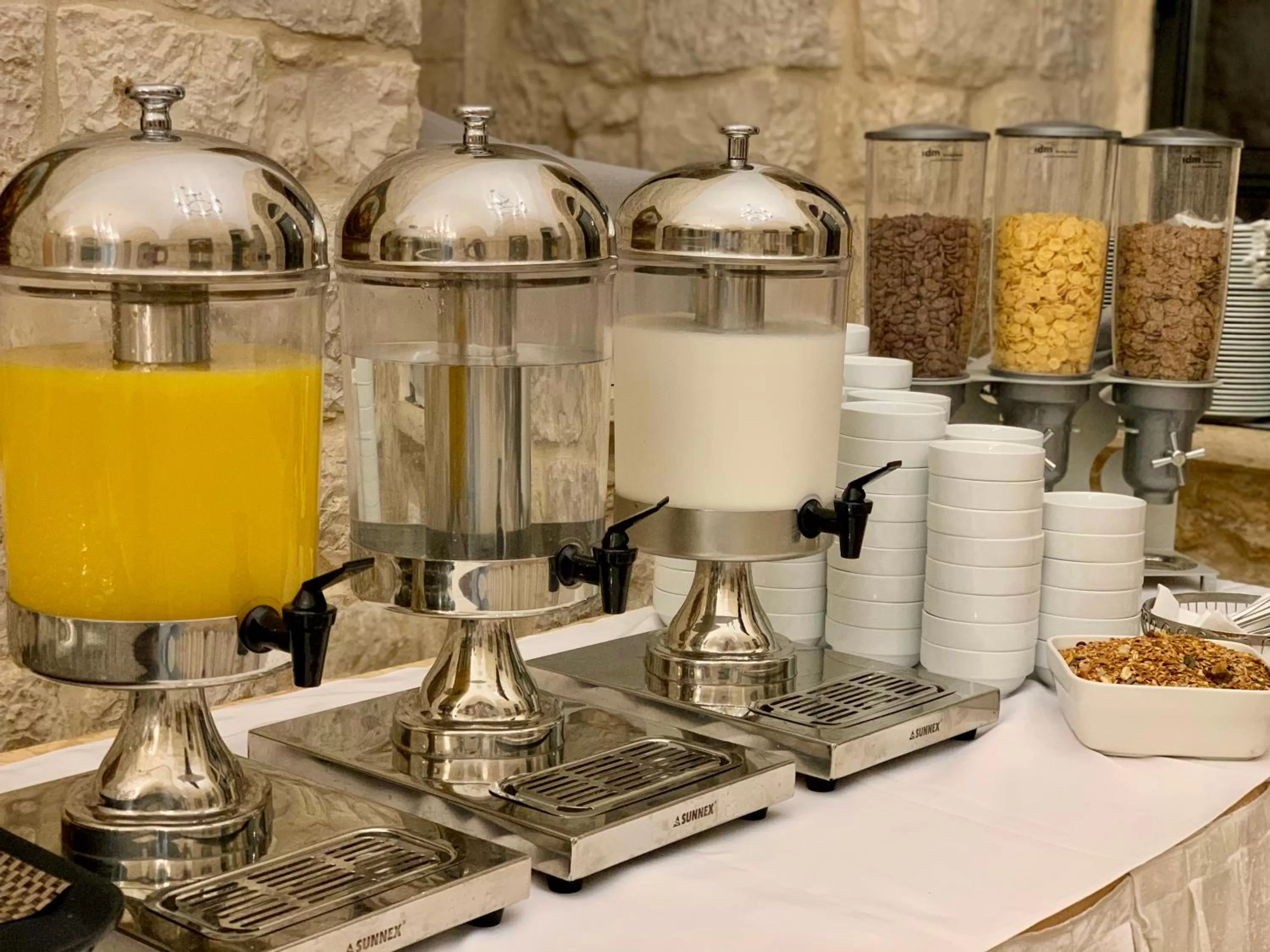 Buffet breakfast in Ambassador Boutique Hotel