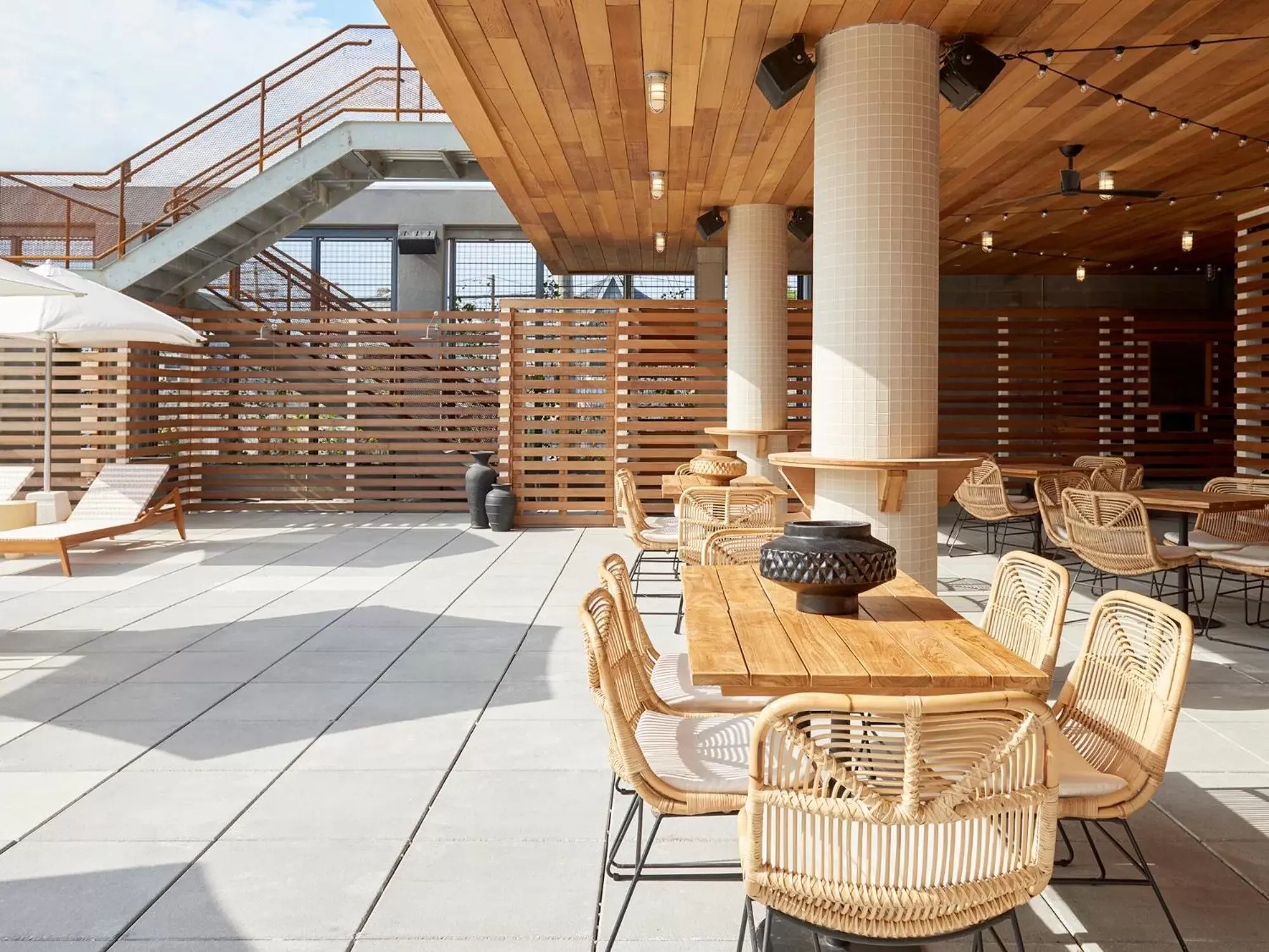 Dining area in The Rockaway Hotel