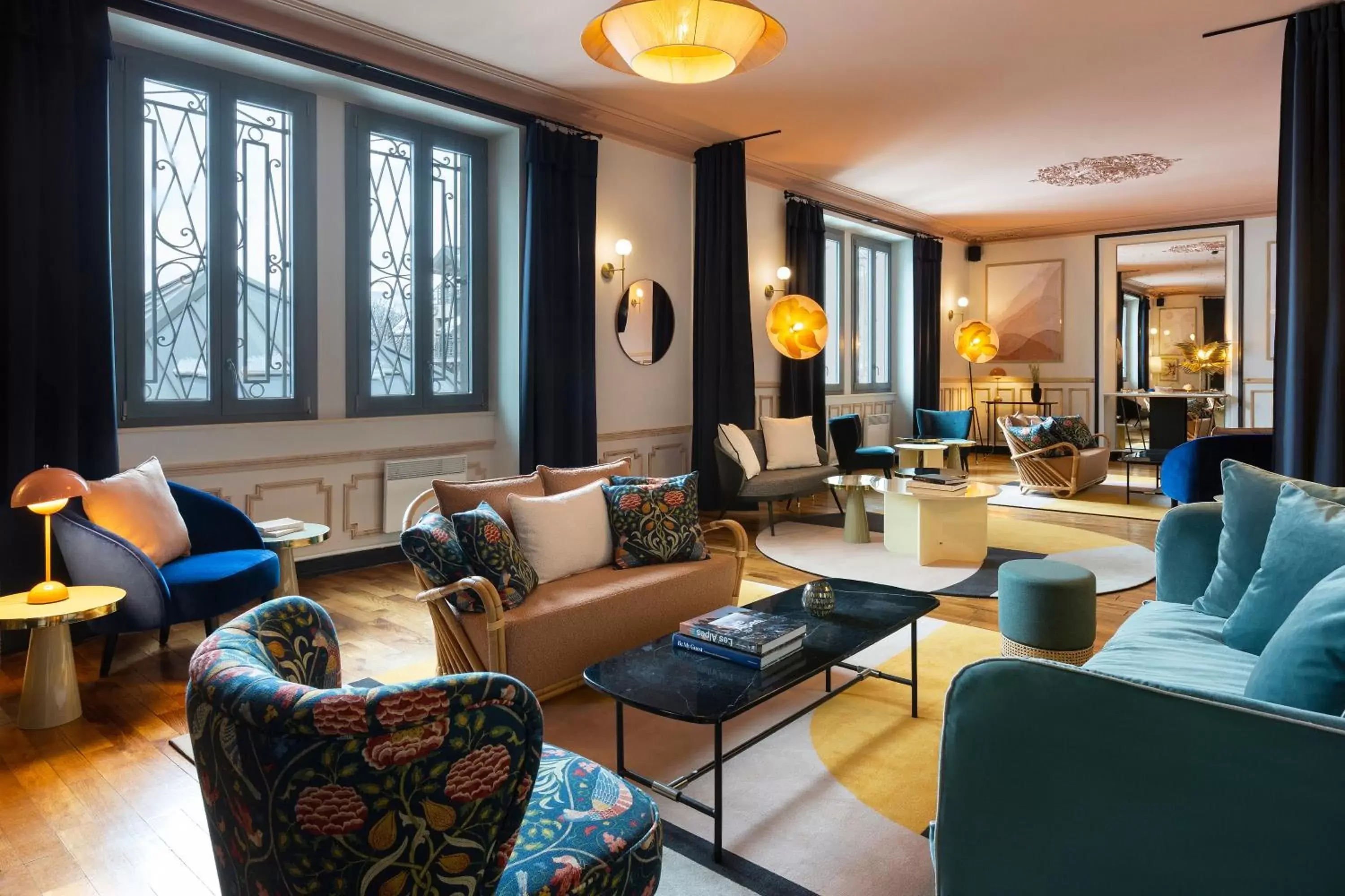 Lounge or bar in Le Saint Gervais Hotel & Spa Handwritten Collection
