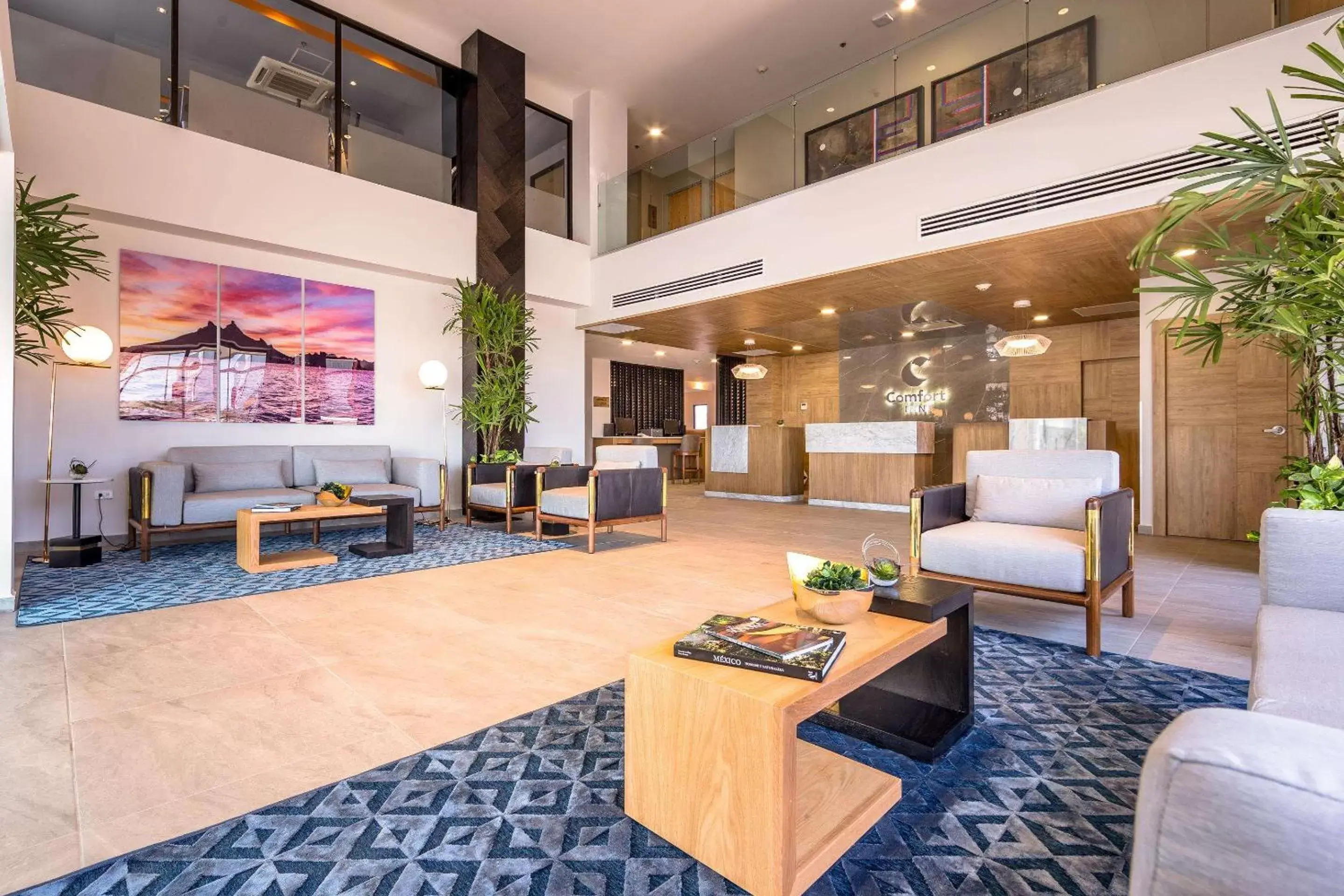 Lobby or reception, Lobby/Reception in Comfort Inn Hermosillo Aeropuerto