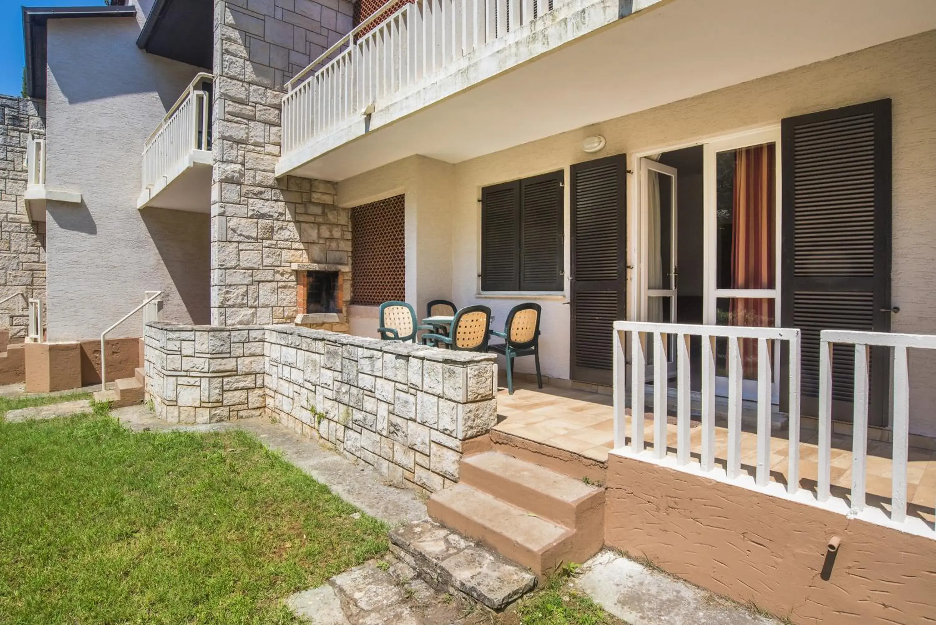 Balcony/Terrace in Apartments Polynesia Plava Laguna