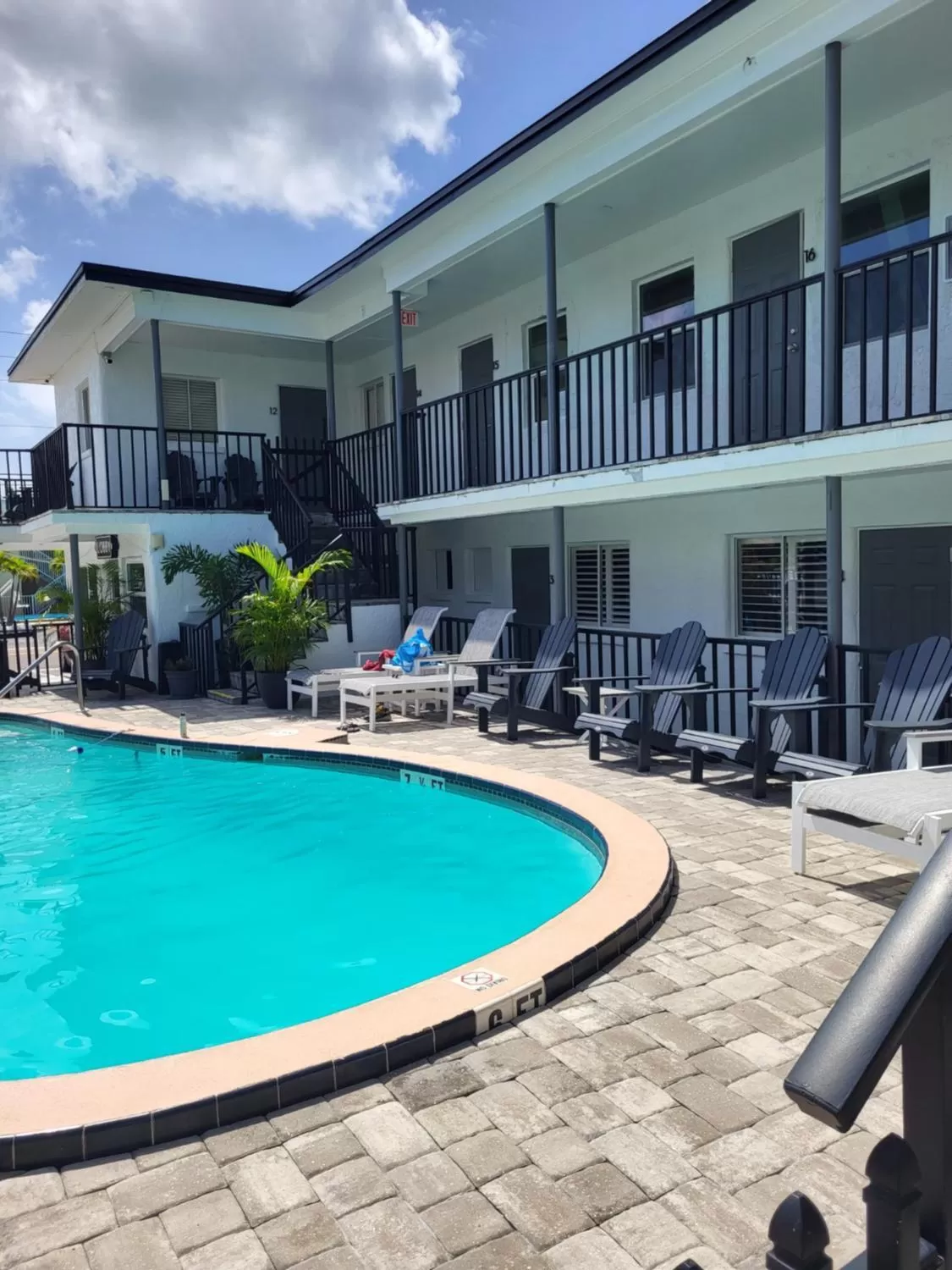 Pool view in Devon Shores