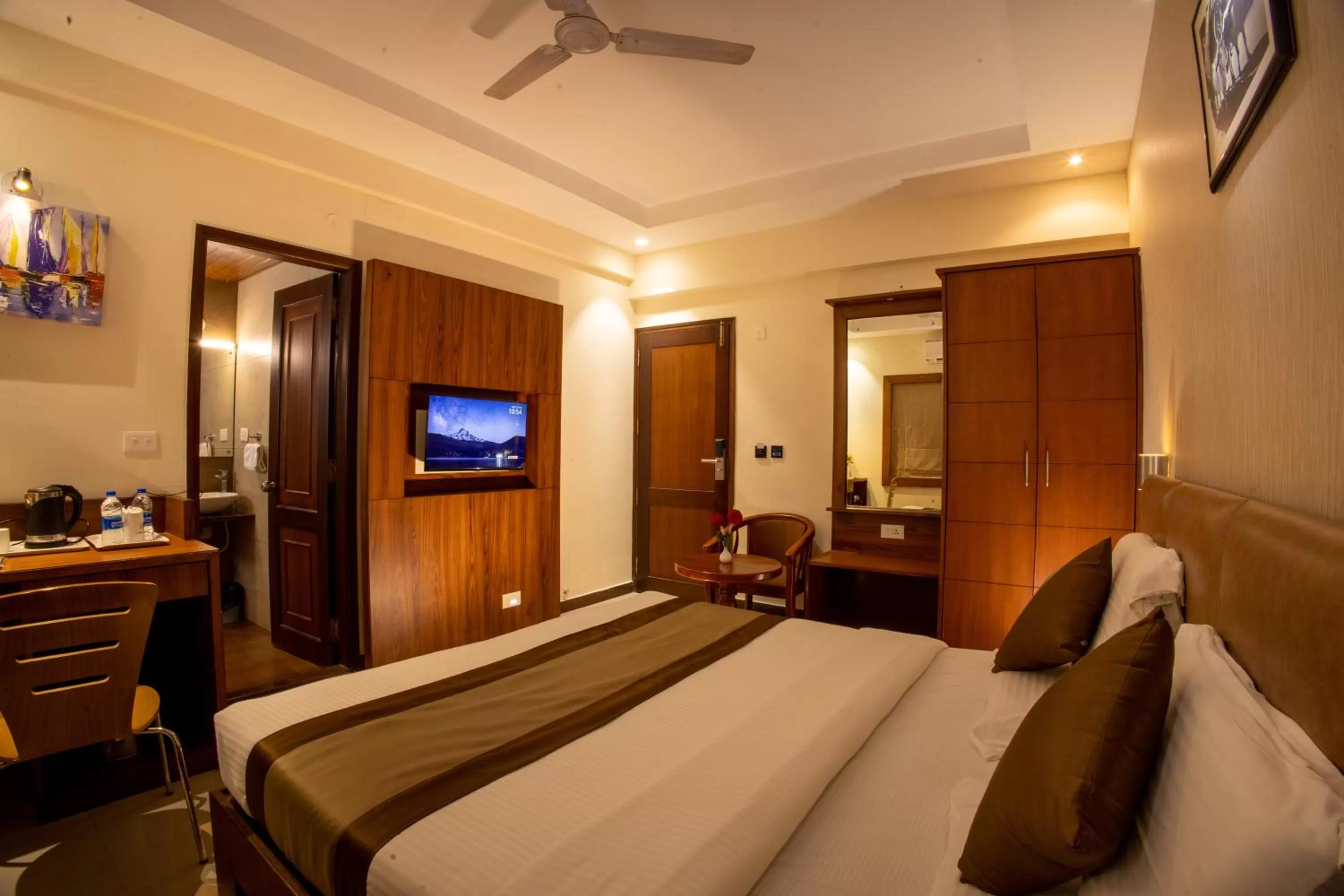 Bedroom, Bed in Metro Plaza Hotel by RAK Rooms, Mangaluru