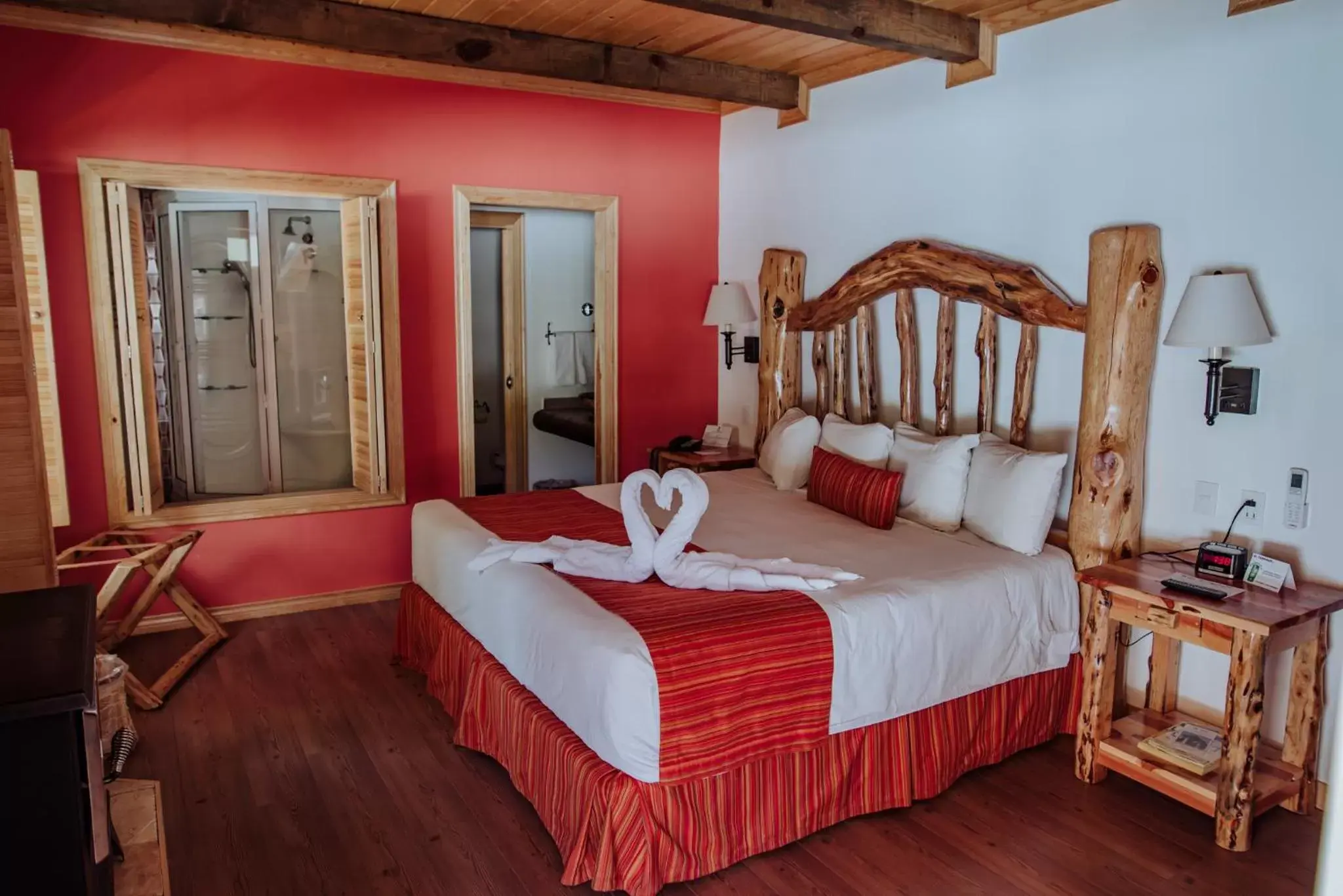 Bed in The Lodge At Creel Eco - Hotel & Spa