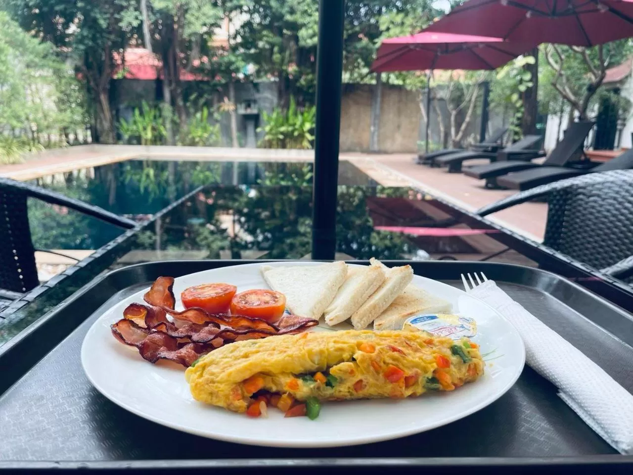 Breakfast in Angkor Tiger Resort