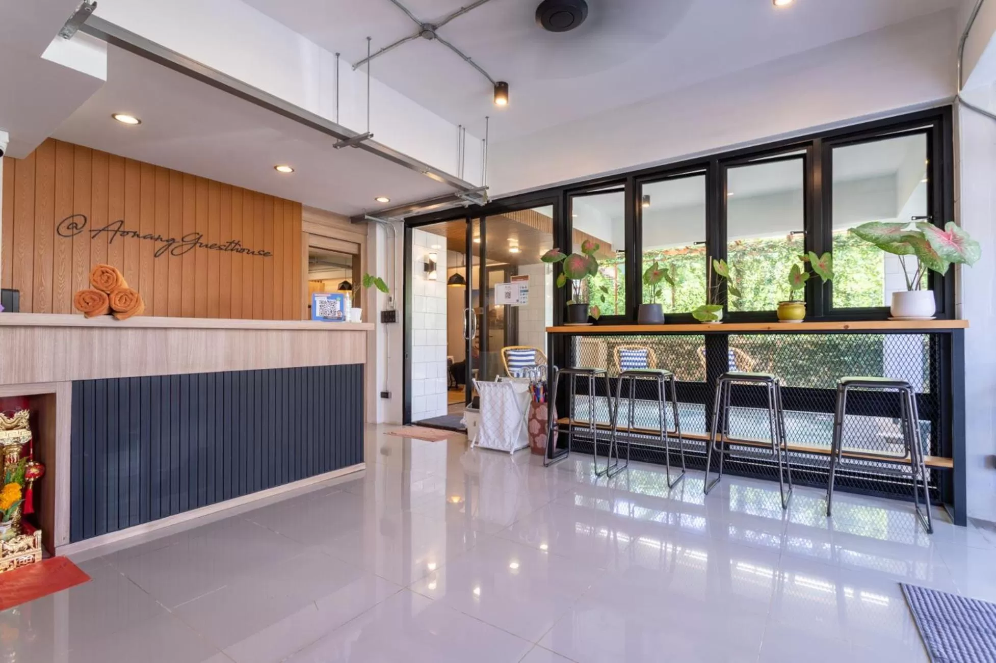 Lobby or reception in @Aonang Guesthouse