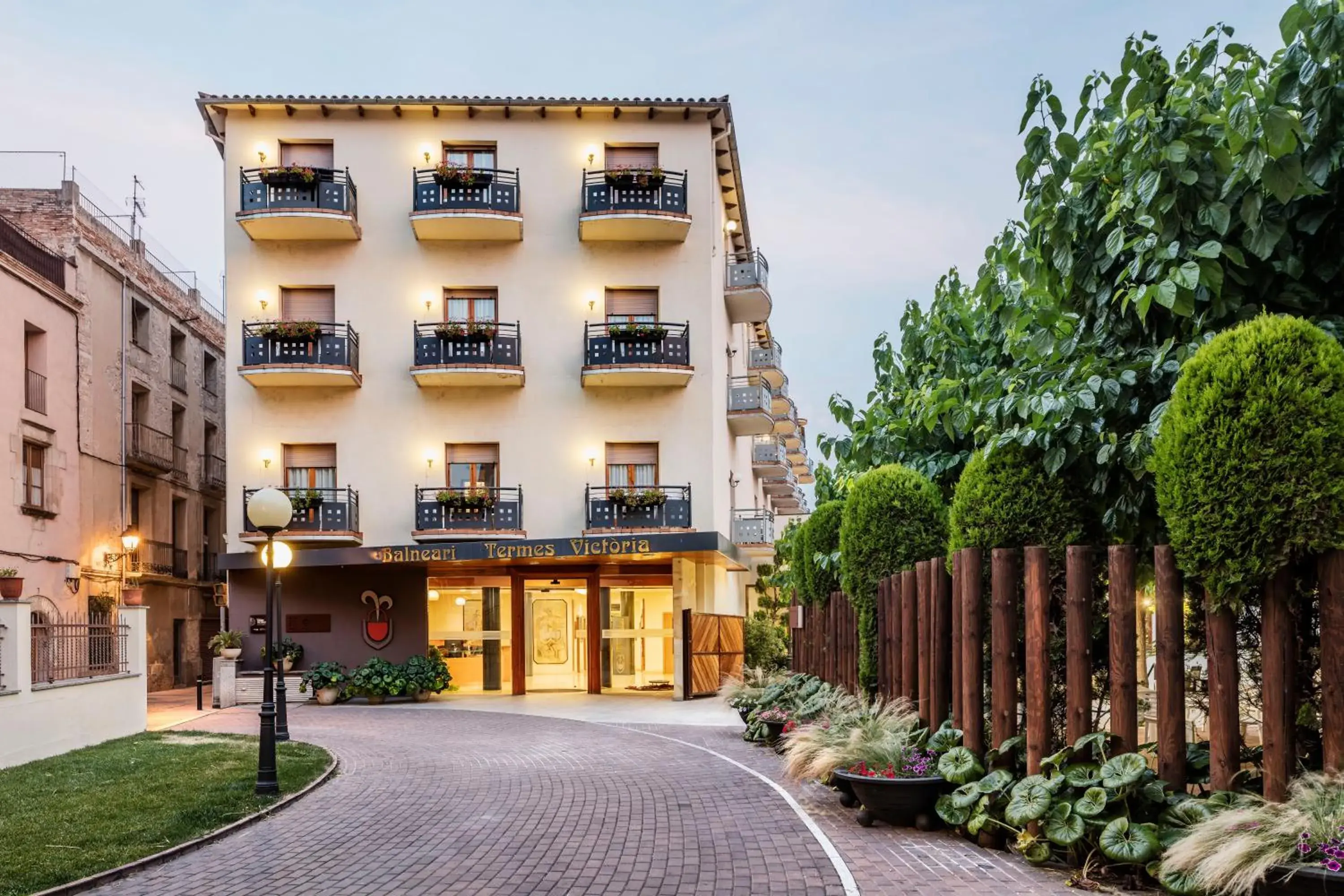 Facade/entrance in Balneari Termes Victòria Facade/entrance in Balneari Termes Victòria